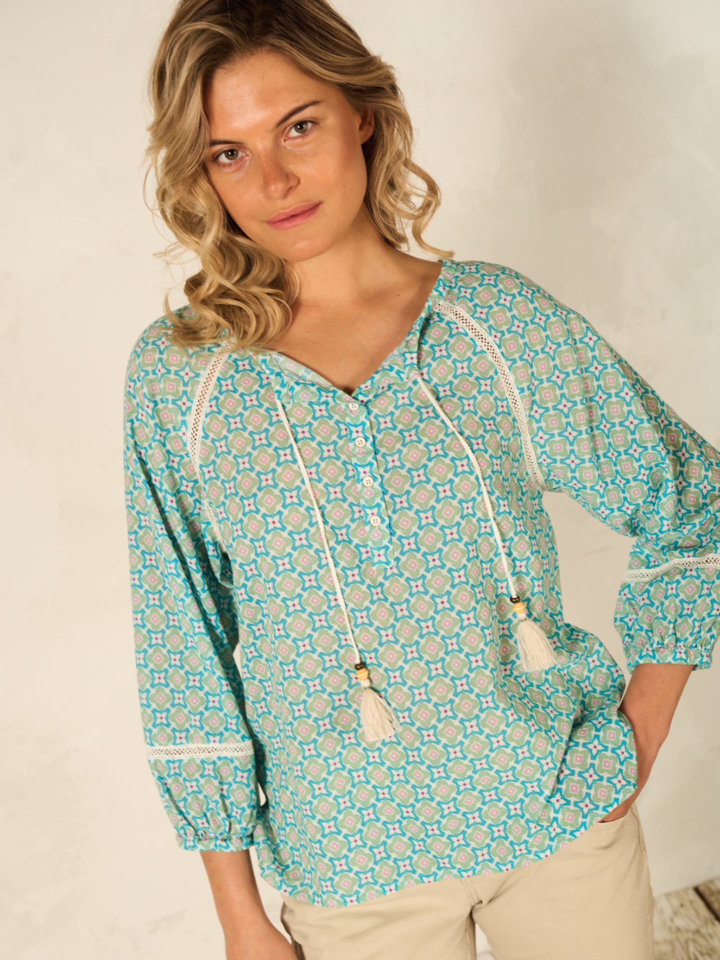 Bluse 3/4-Arm