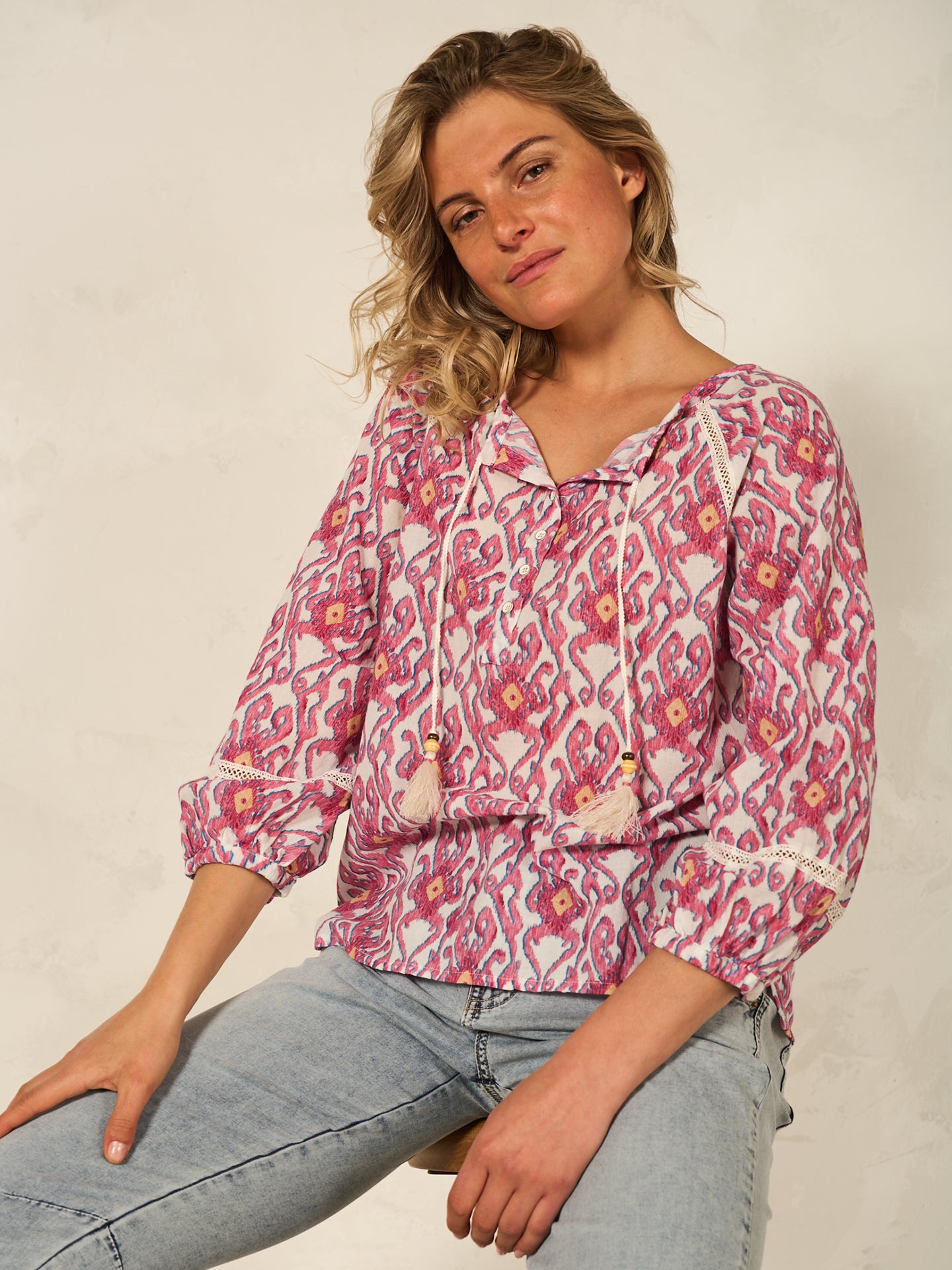 Bluse 3/4-Arm