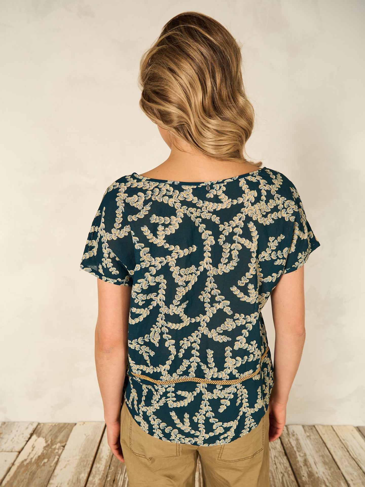 Bluse mit Druck