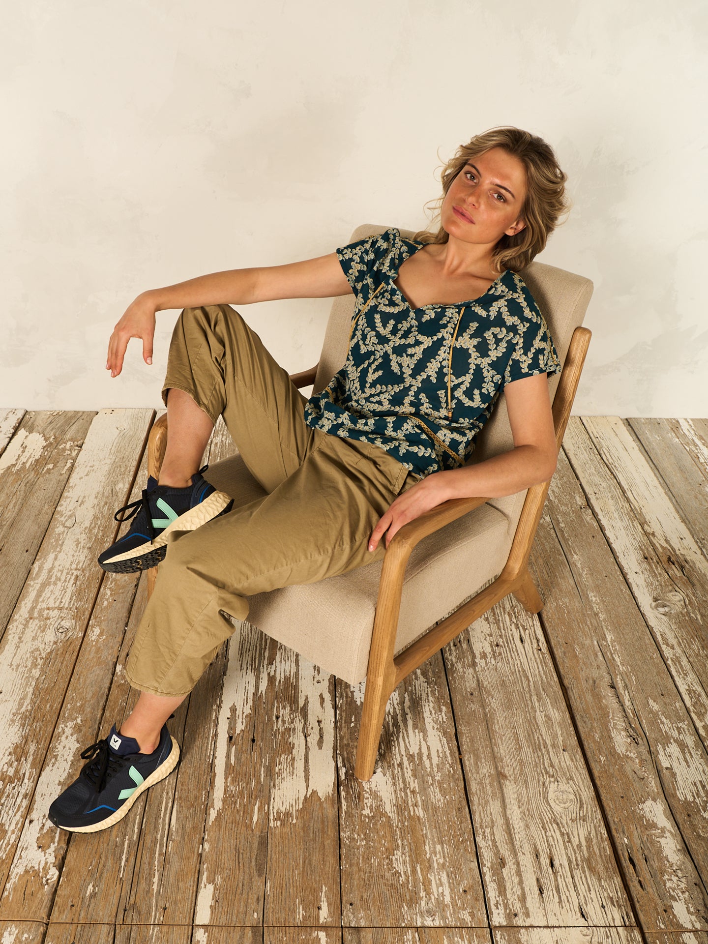 Bluse mit Druck