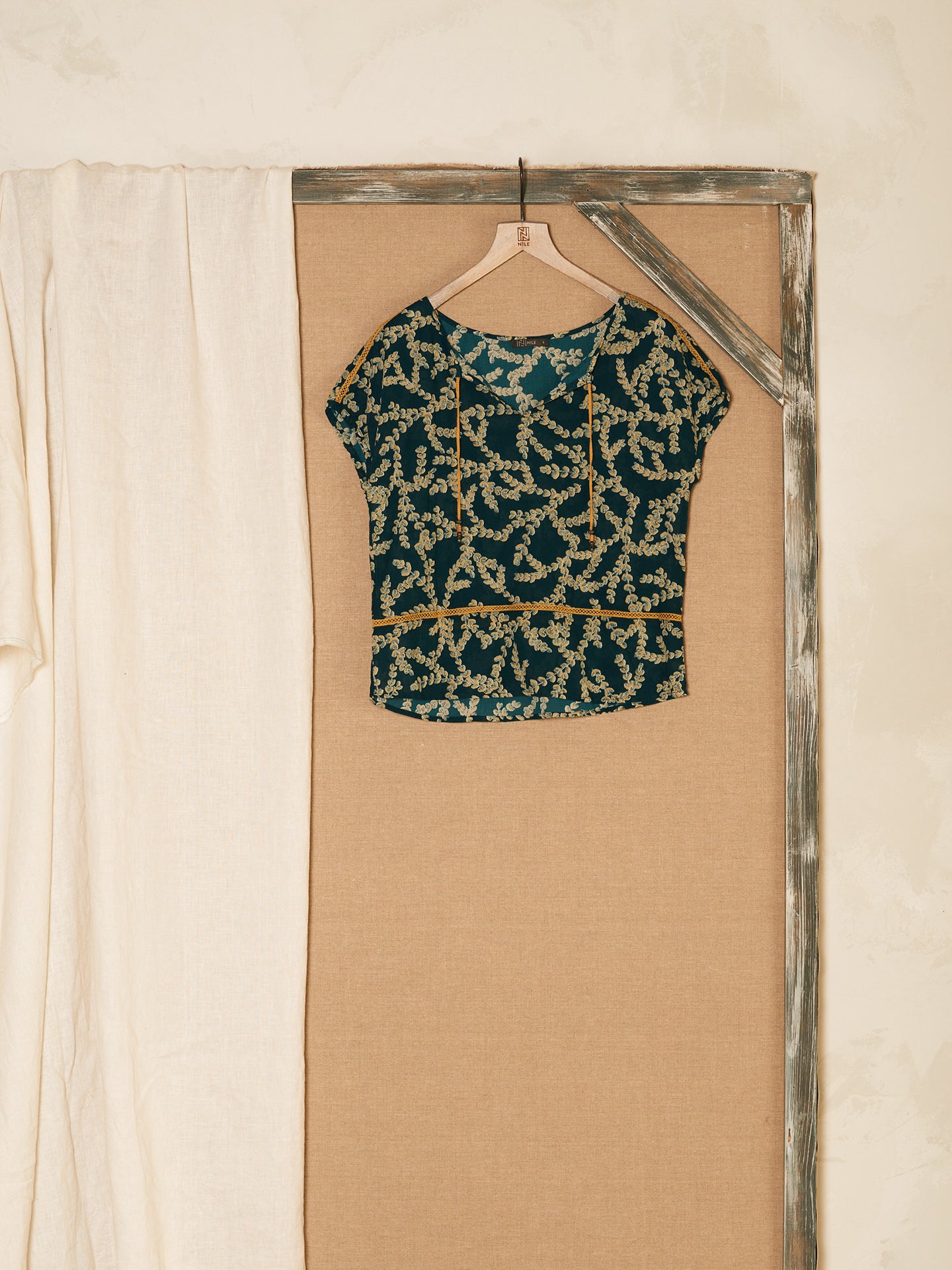 Bluse mit Druck