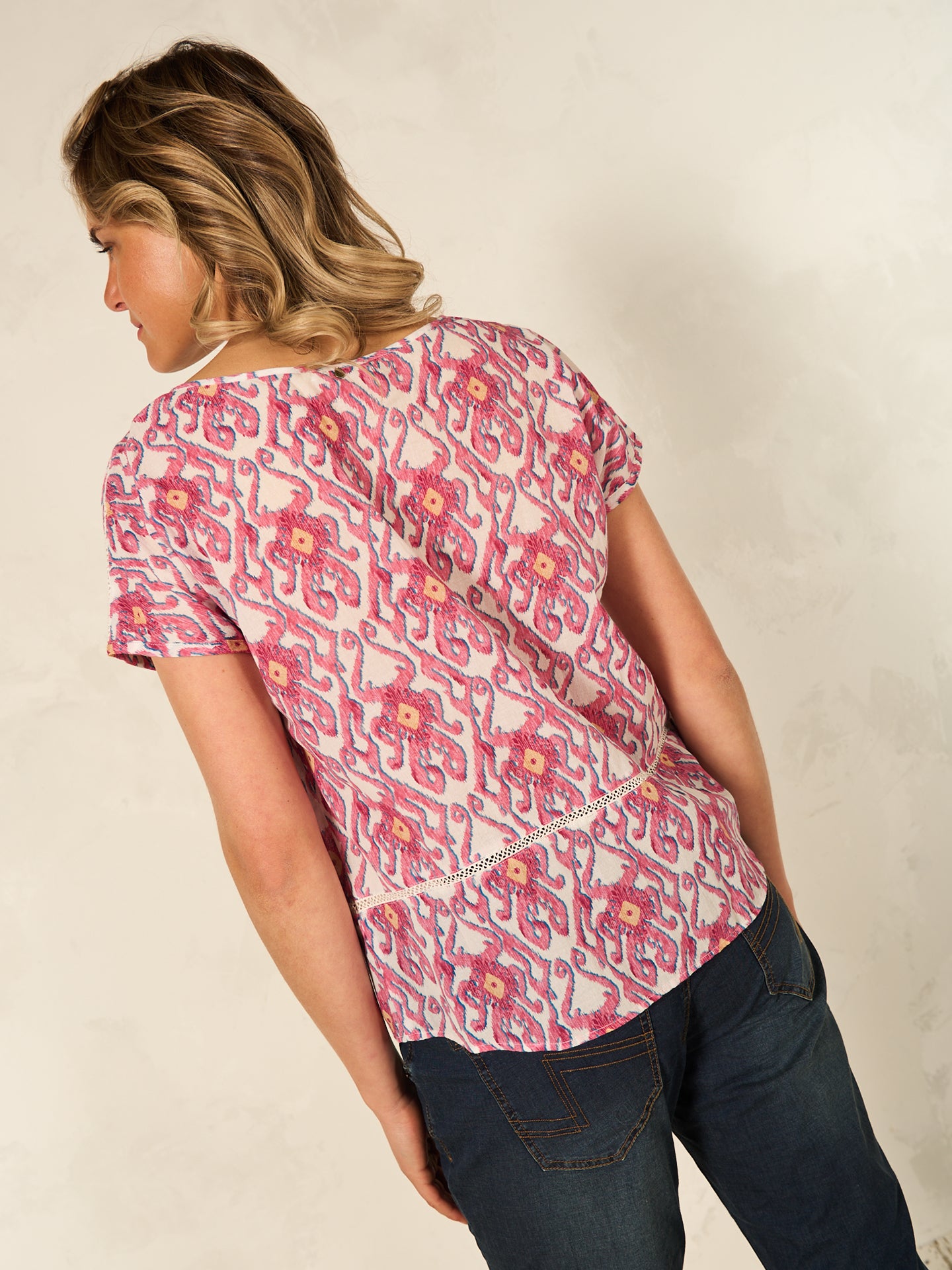 Bluse mit Druck