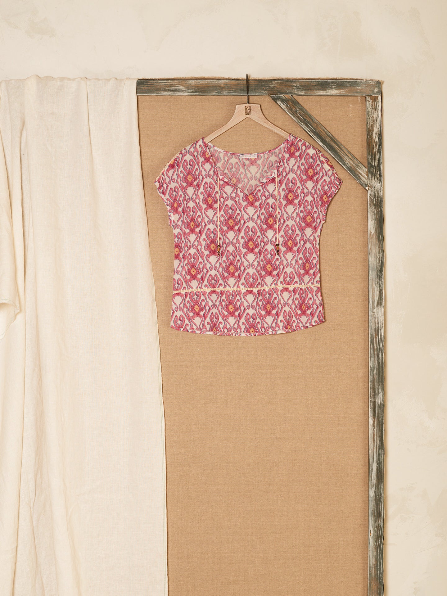 Bluse mit Druck