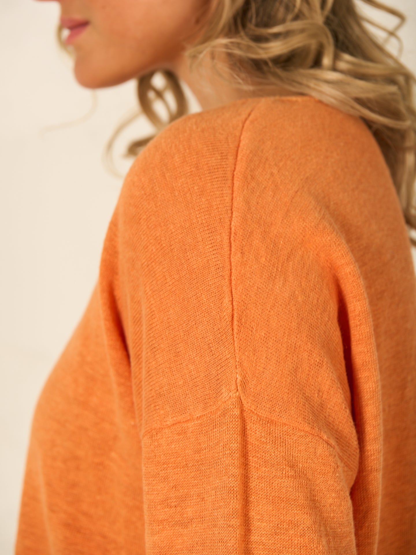 Leinenpullover
