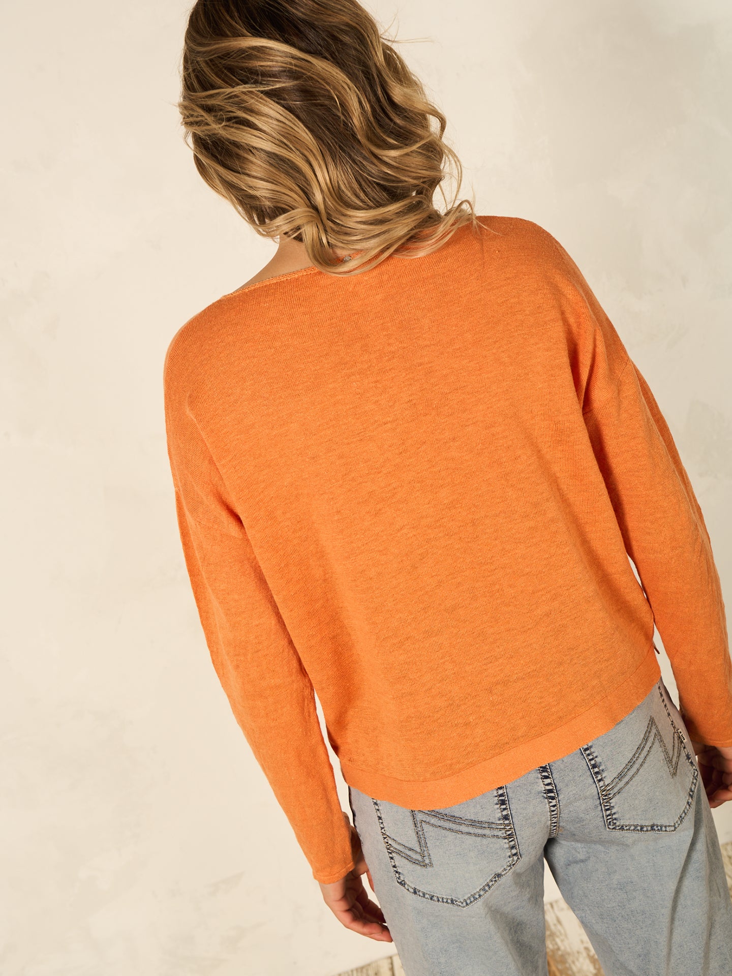 Leinenpullover