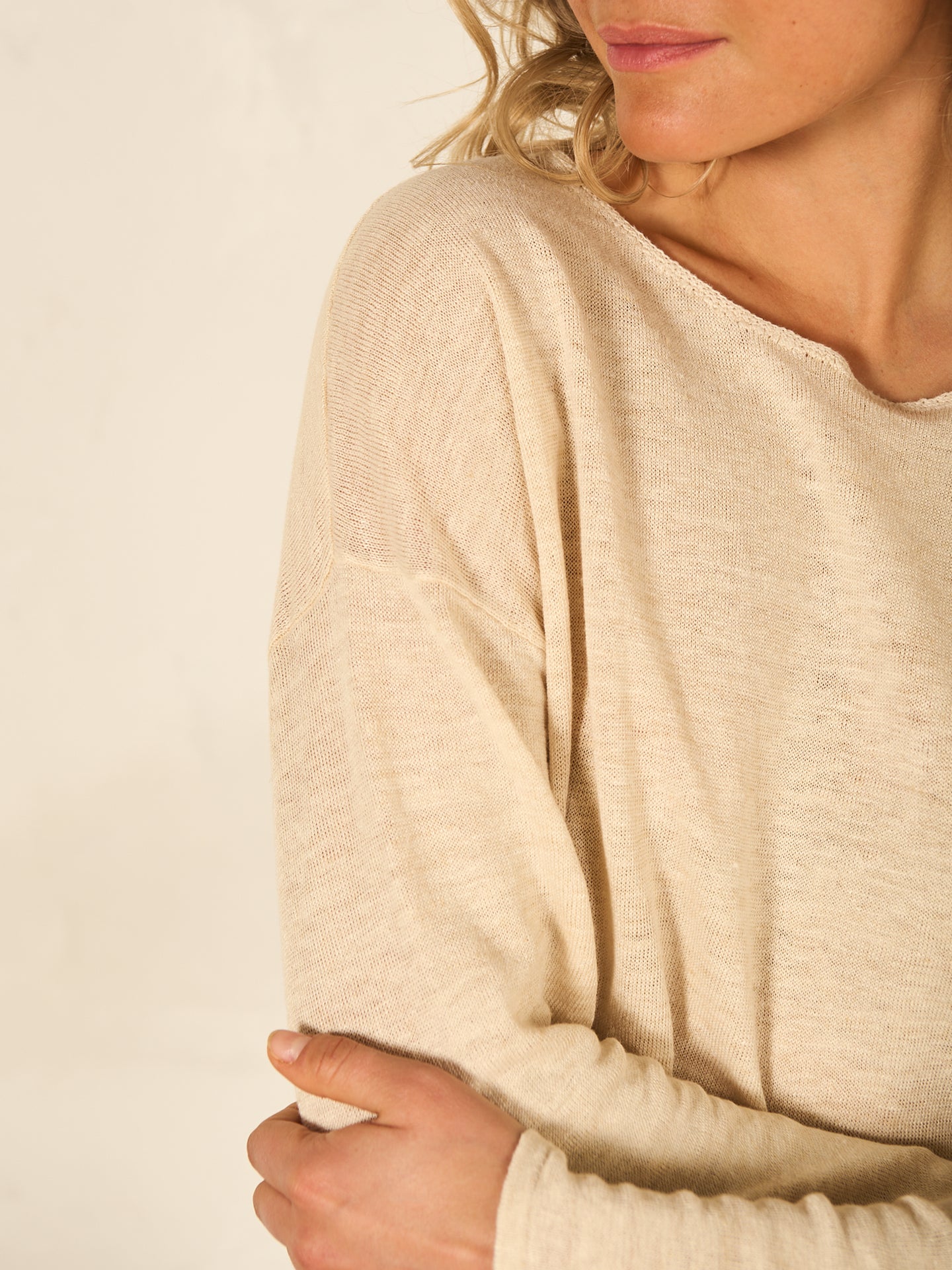 Leinenpullover