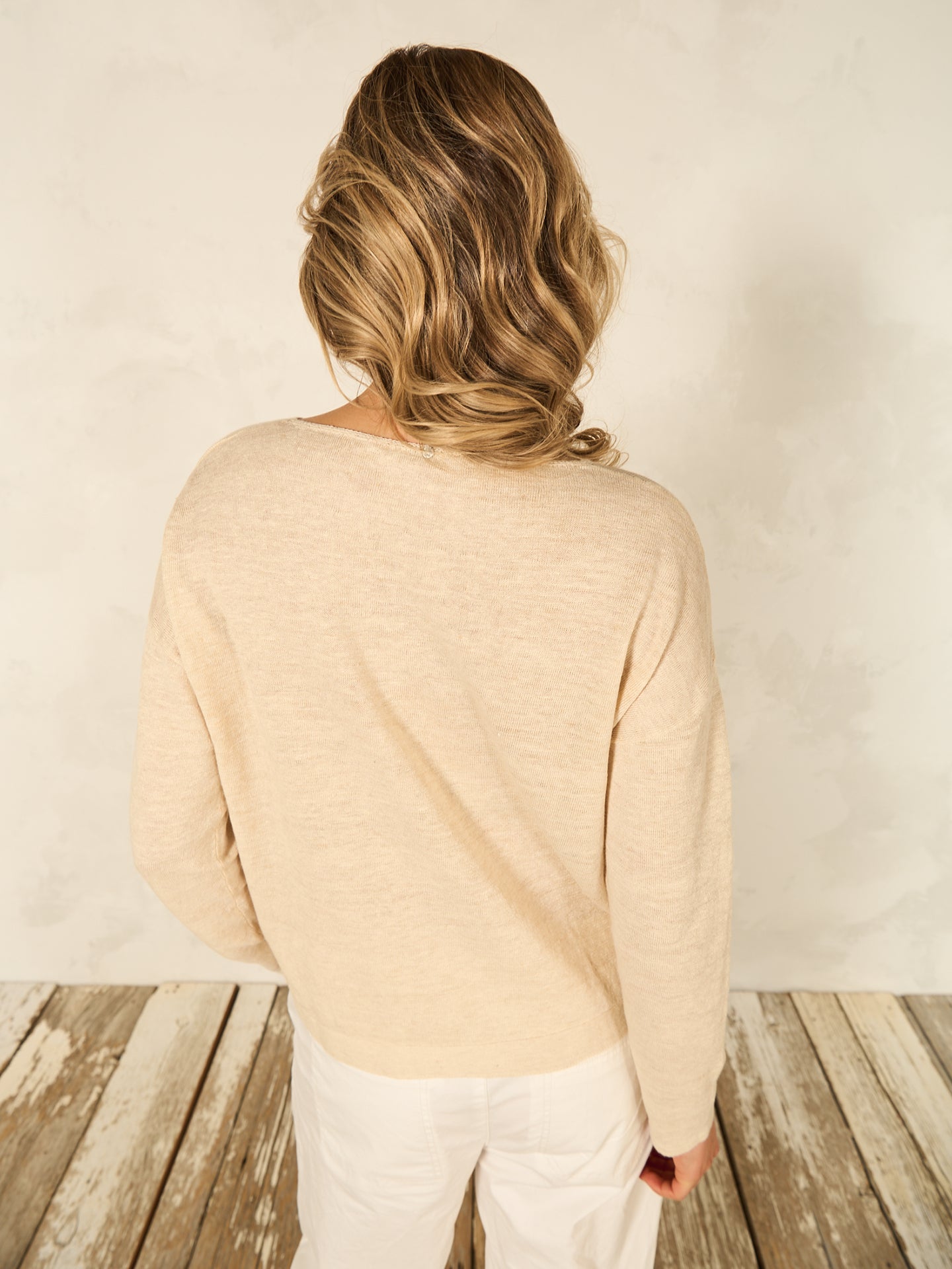 Leinenpullover