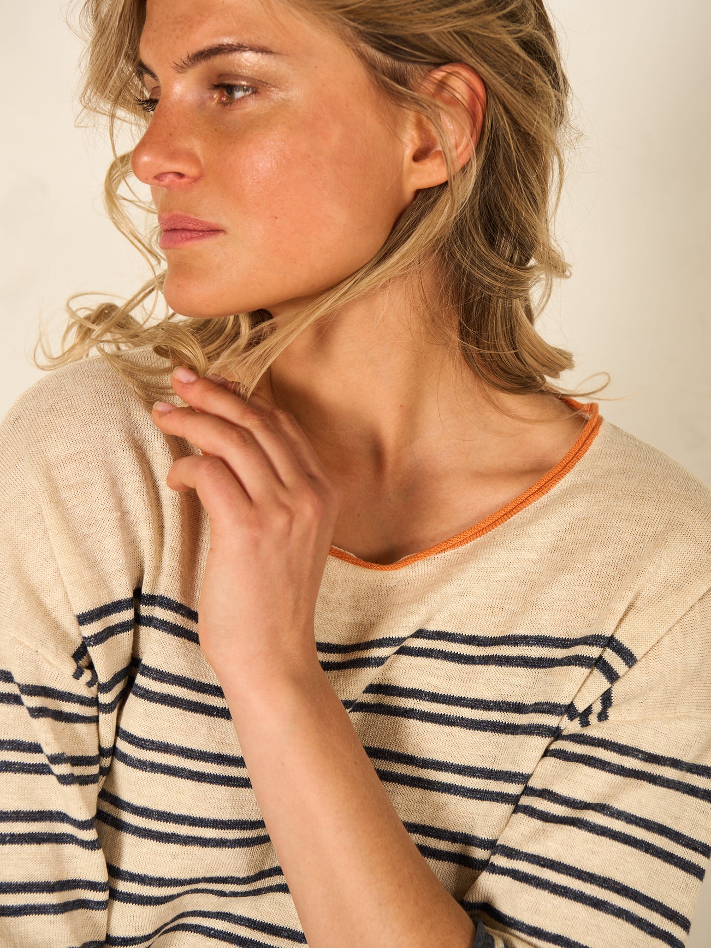 Leinenpullover