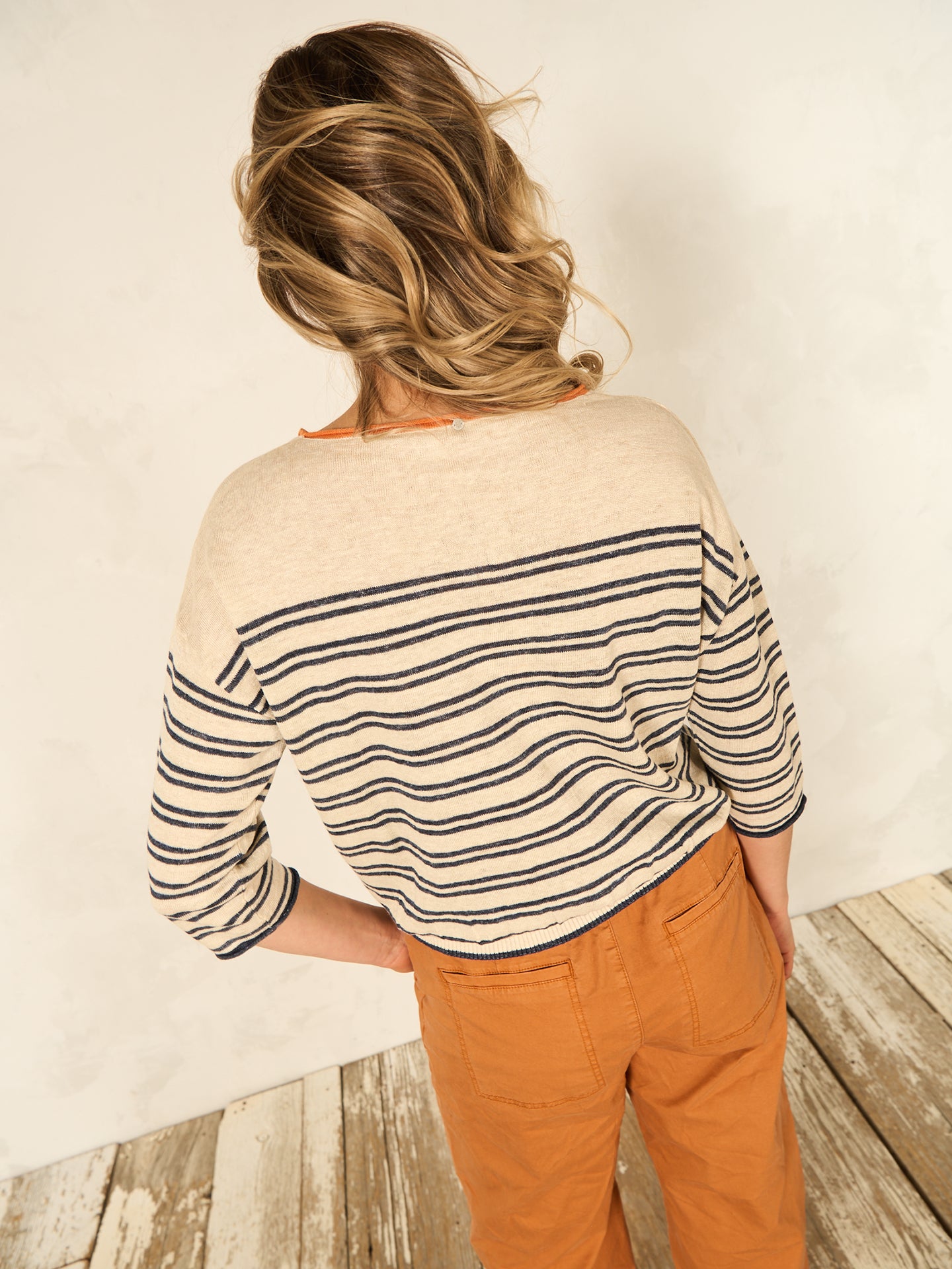 Leinenpullover