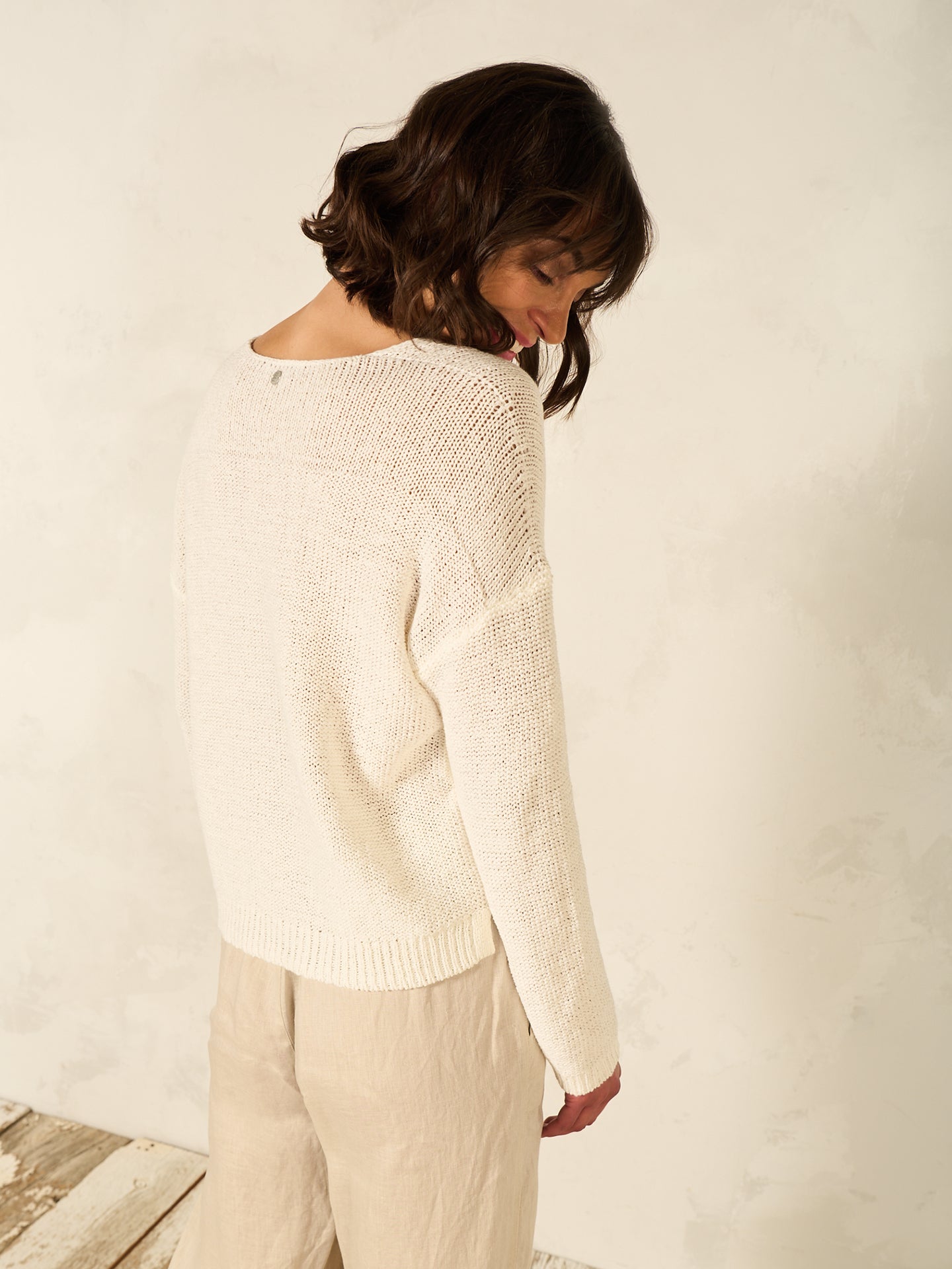 pull avec col en V