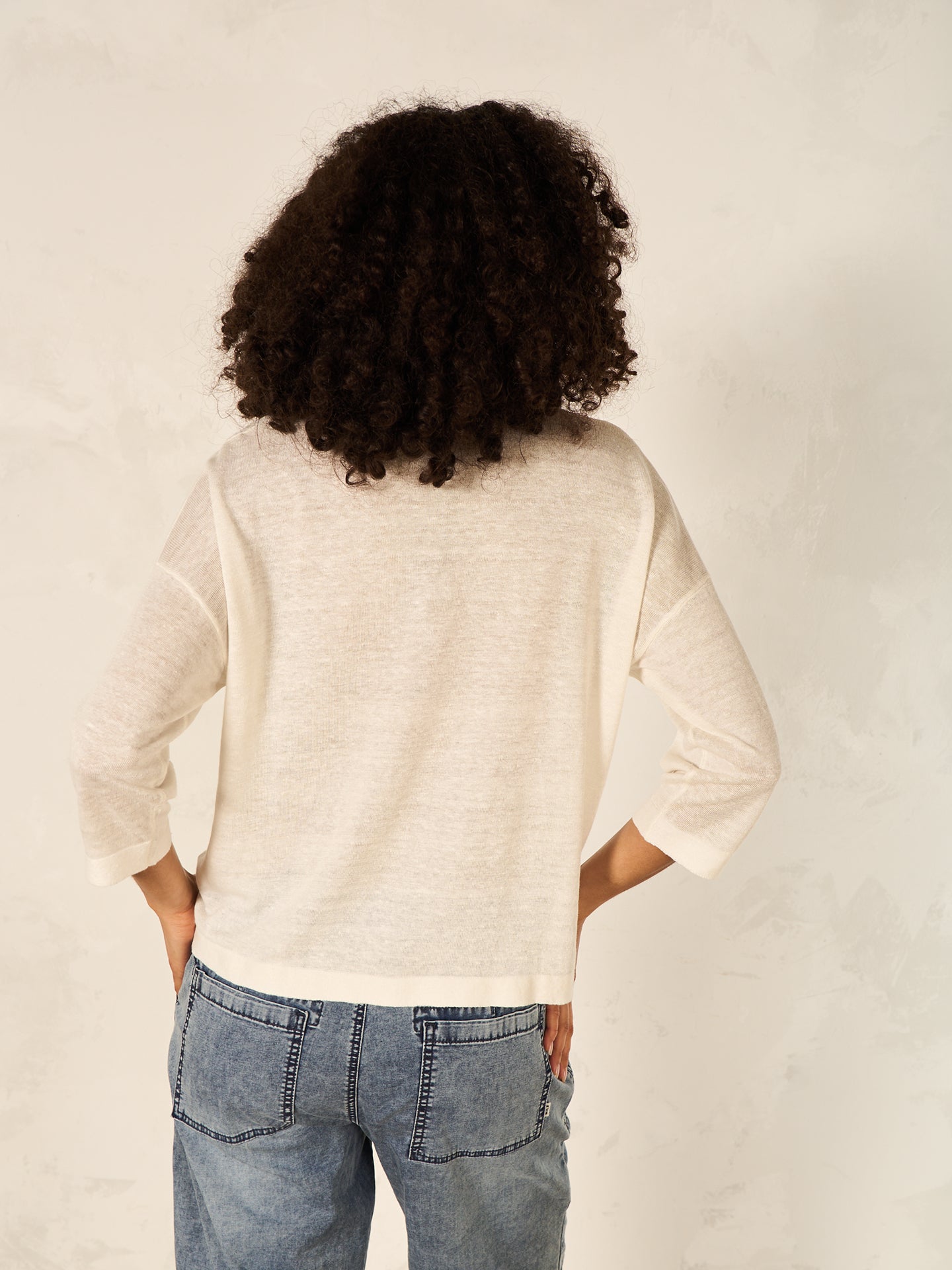 Leinenpullover