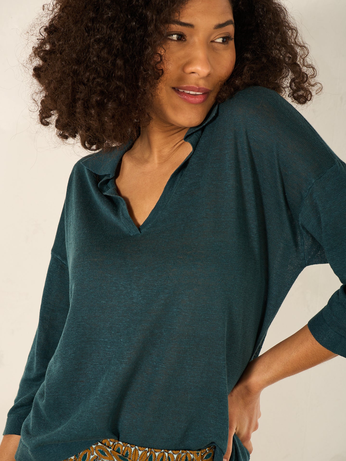 Leinenpullover