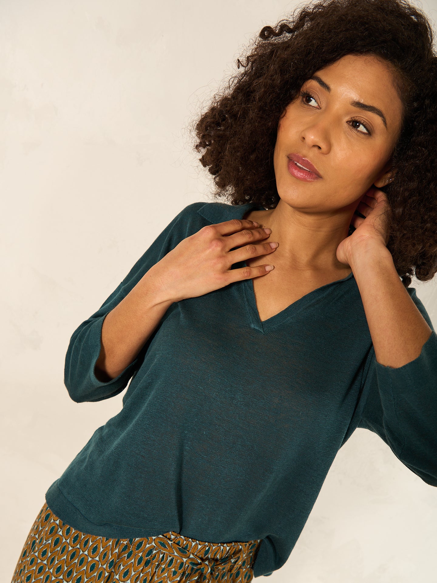 Leinenpullover