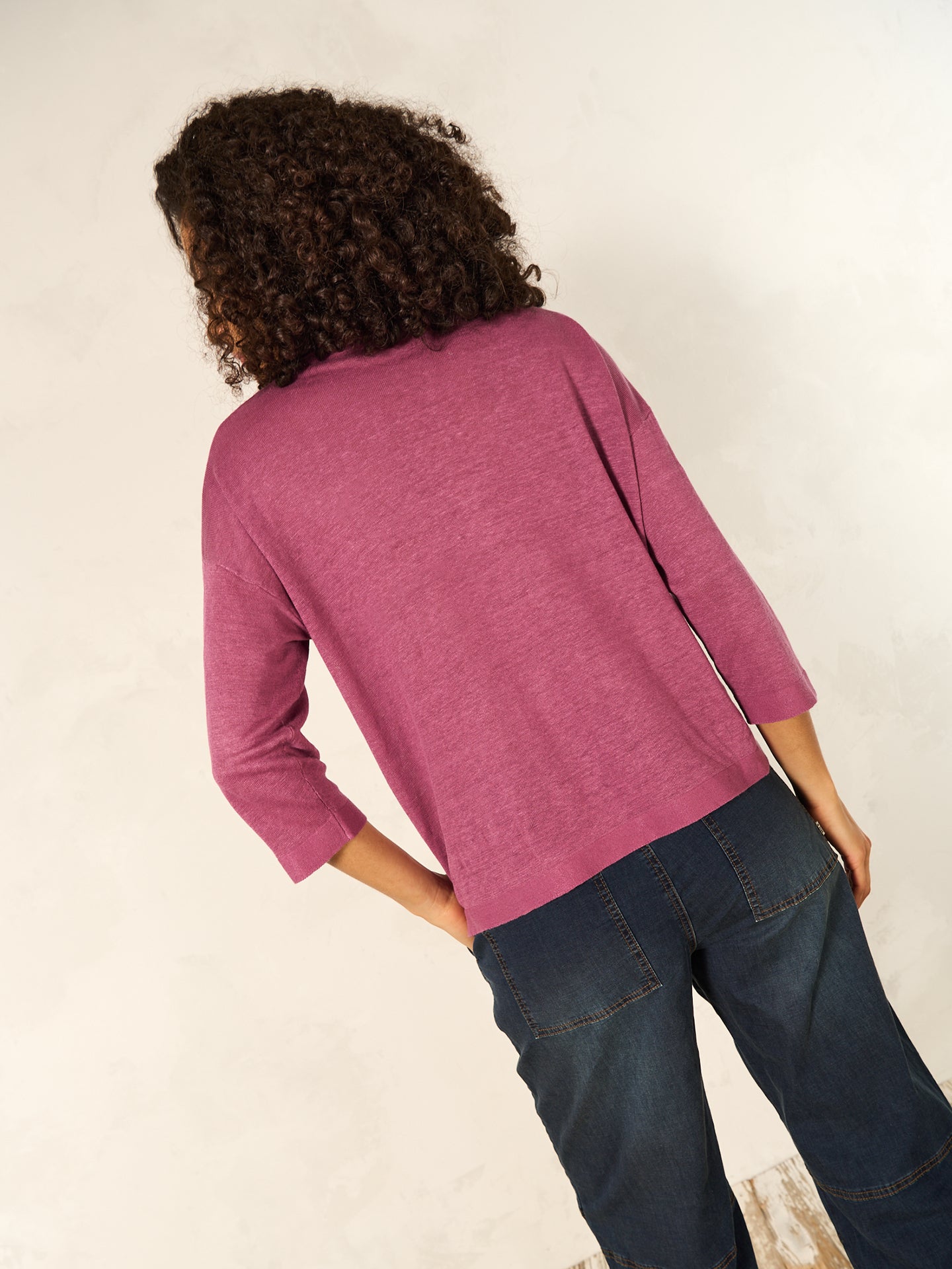 Leinenpullover