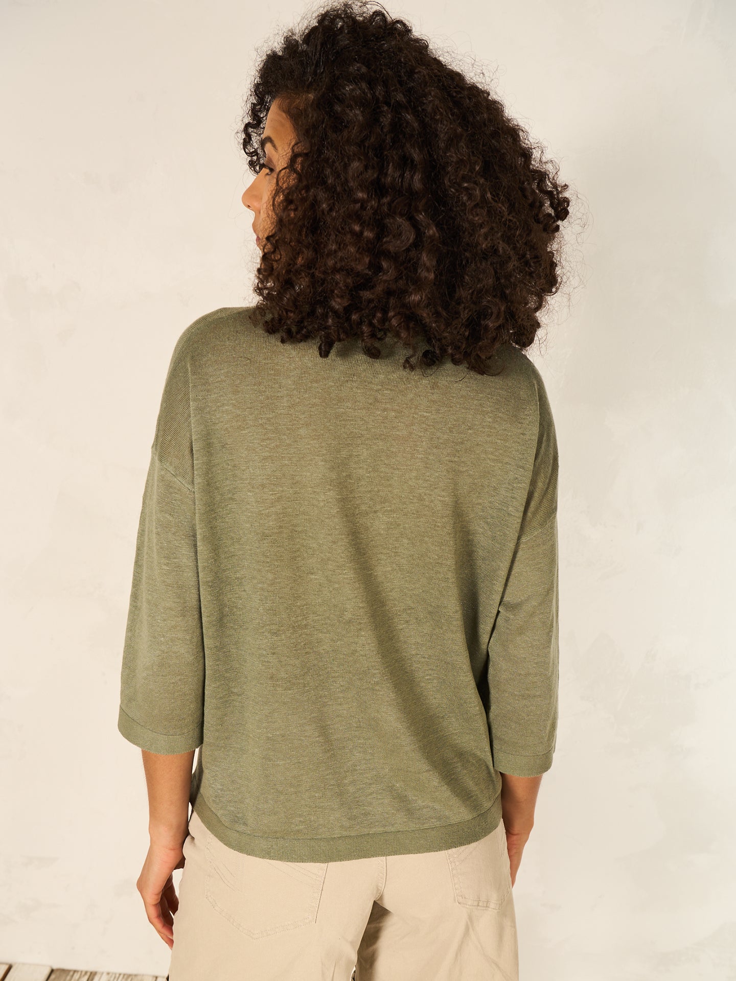 Leinenpullover