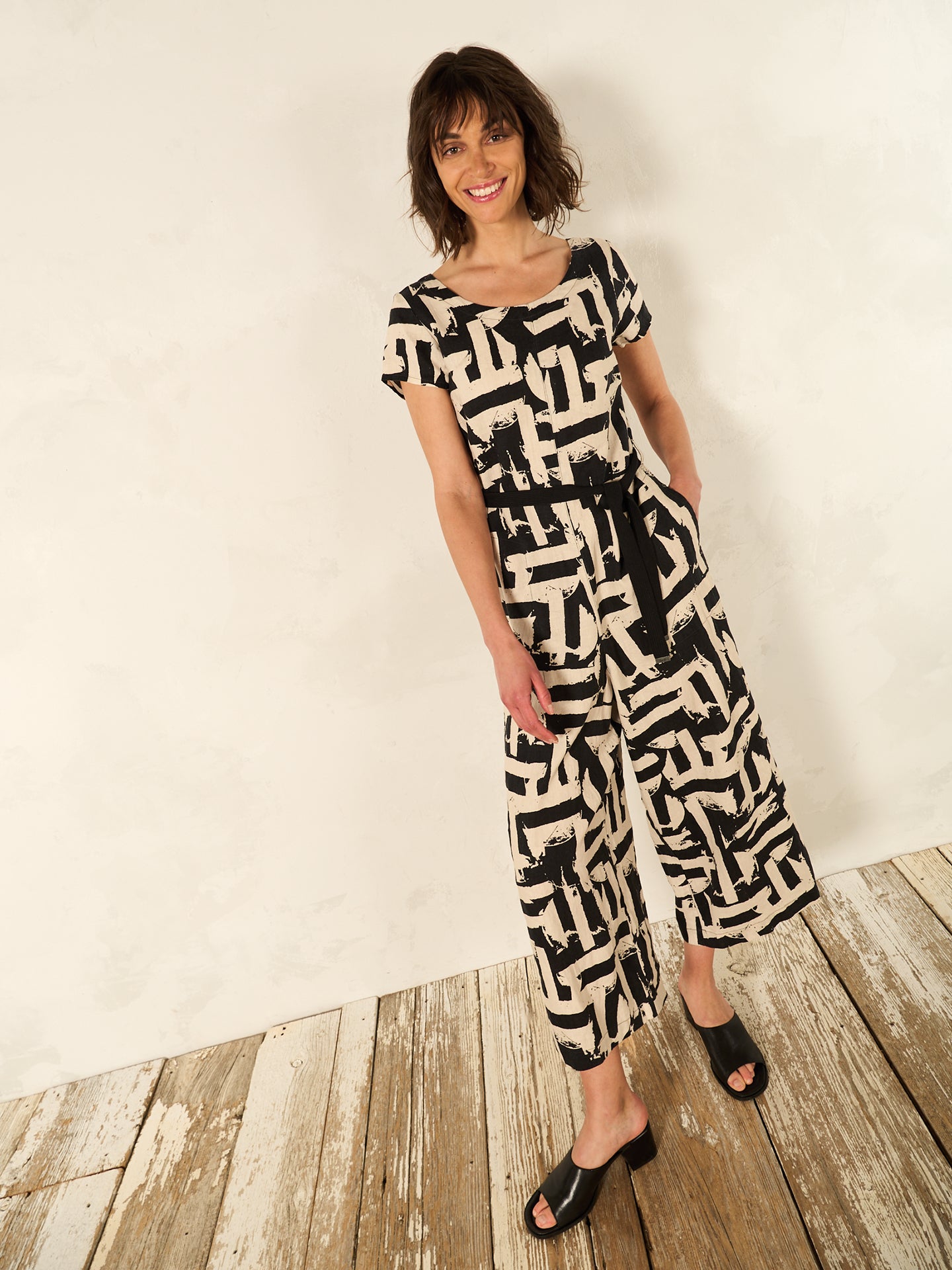 Leinenjumpsuit
