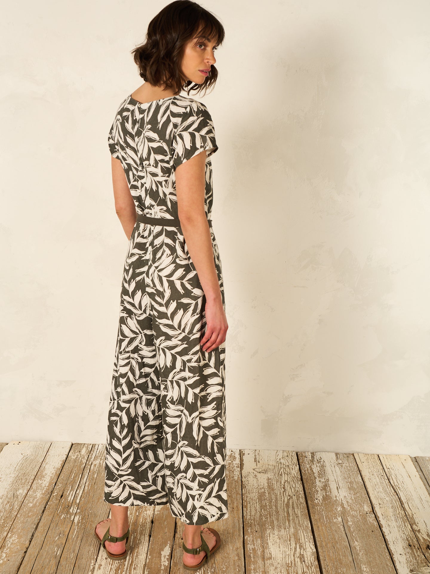 Leinenjumpsuit