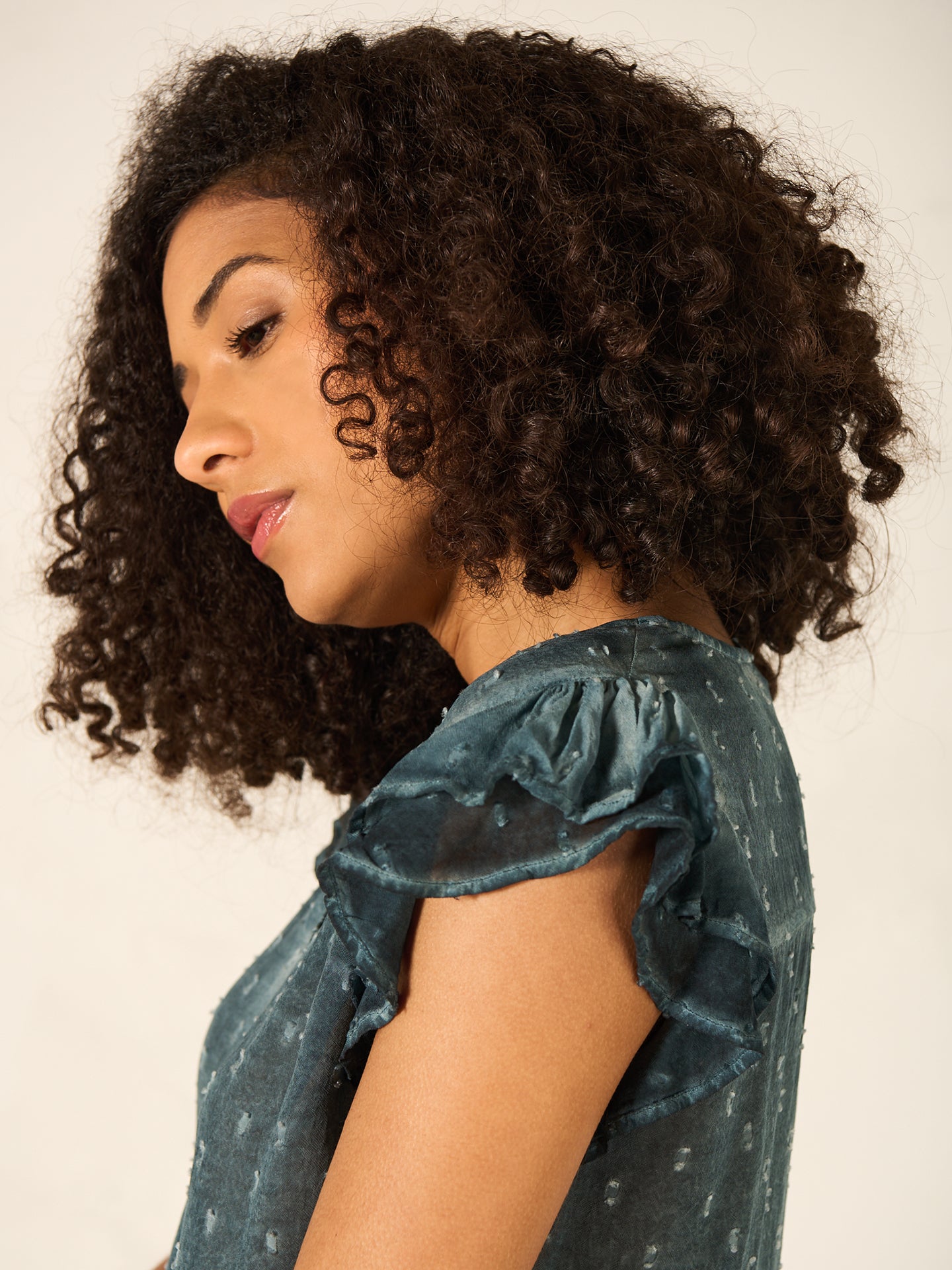 Bluse mit Rüschendetail