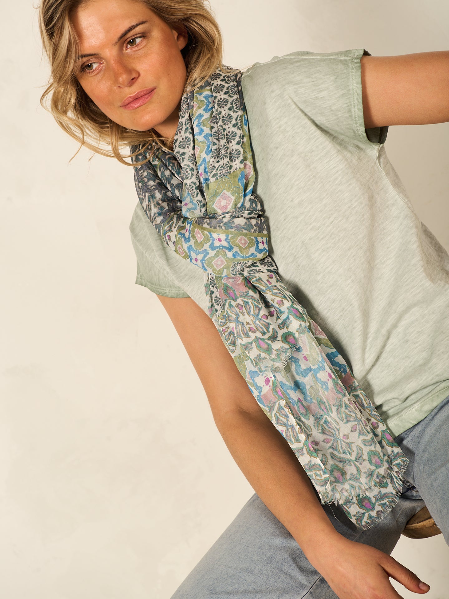 Printed scarf