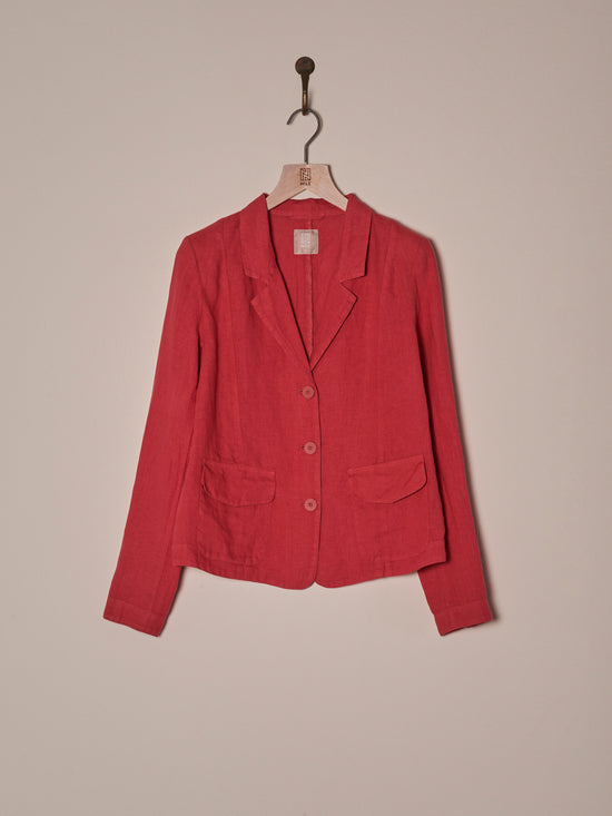 Blazer mit Leinen