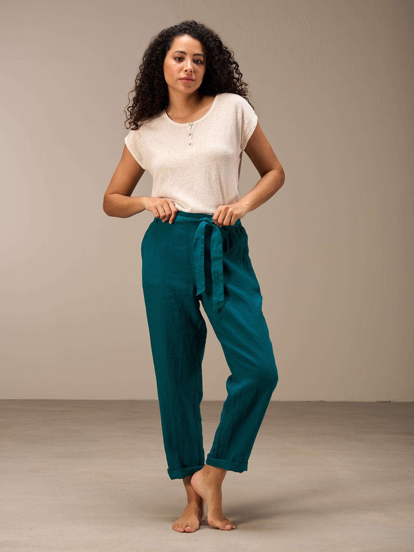 pantalon avec ceinture