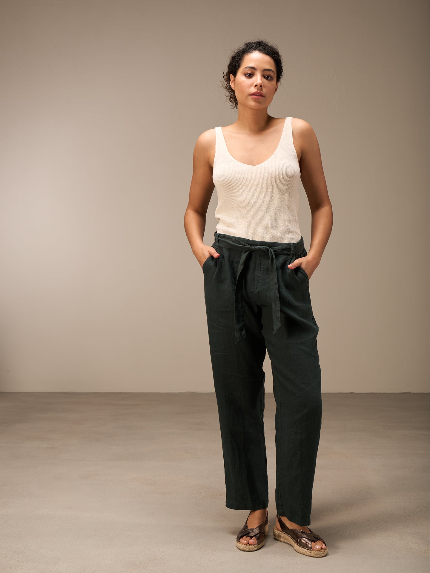 pantalon avec ceinture