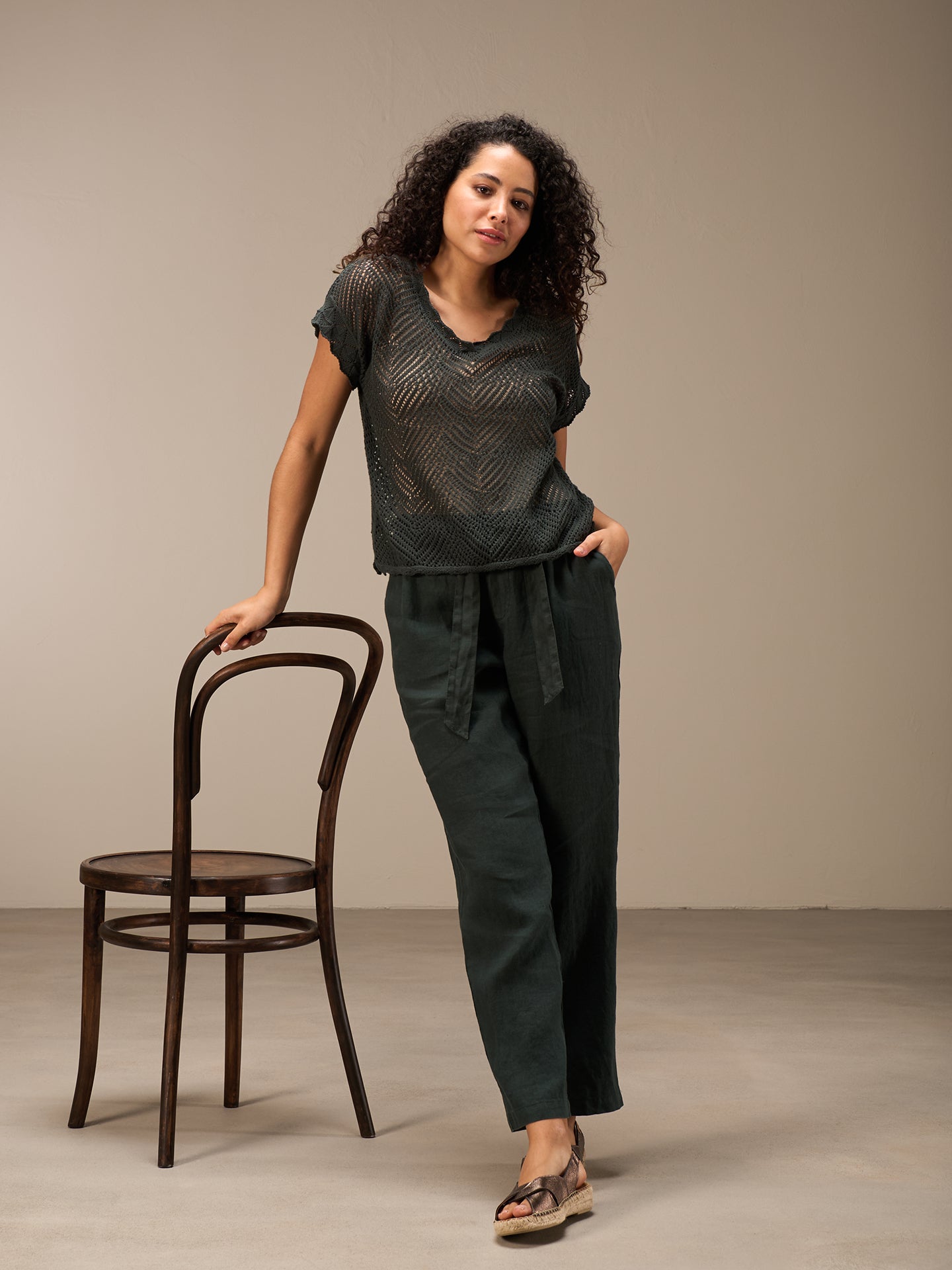 pantalon avec ceinture