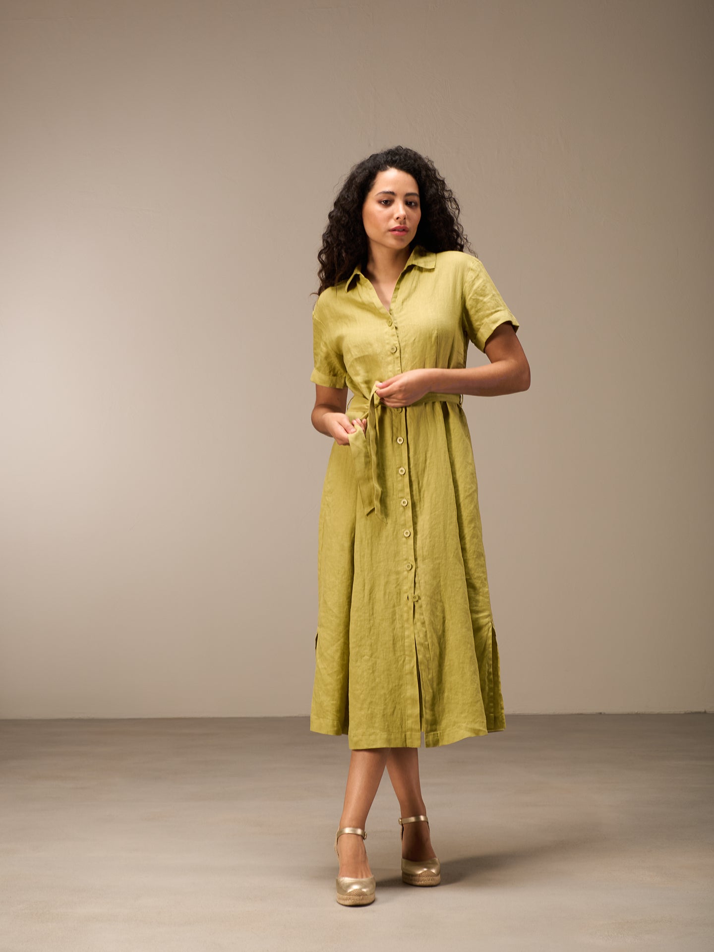 Button-down dress