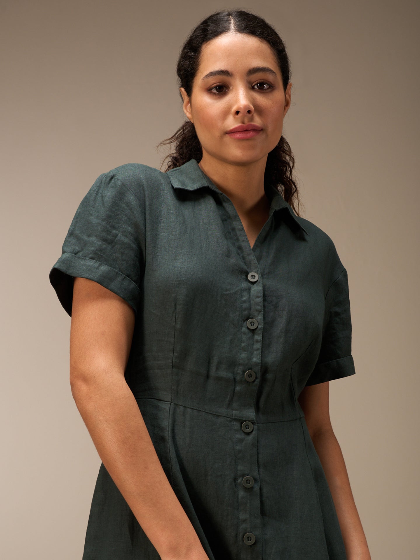 Button-down dress