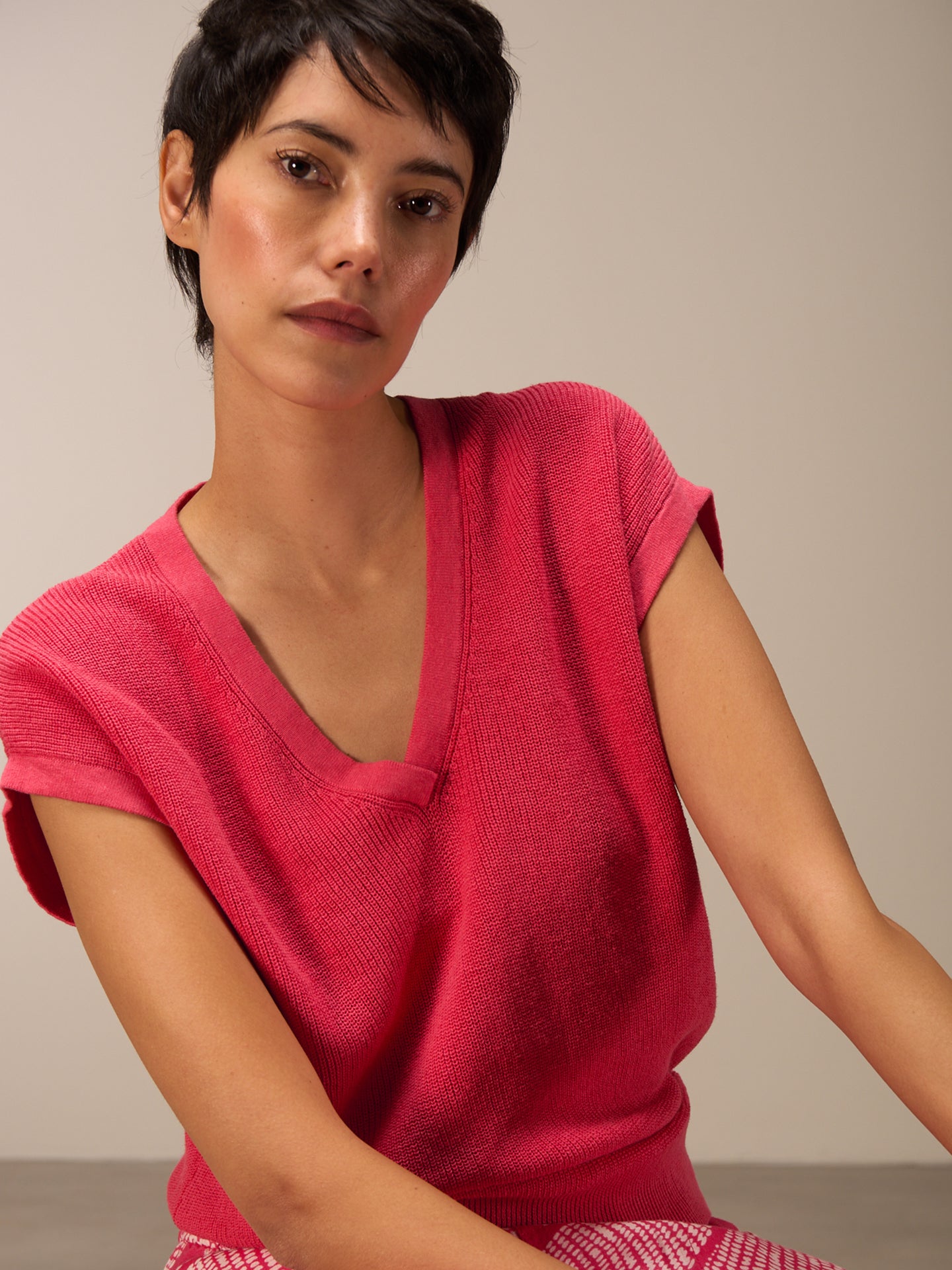 Smanicato in maglia