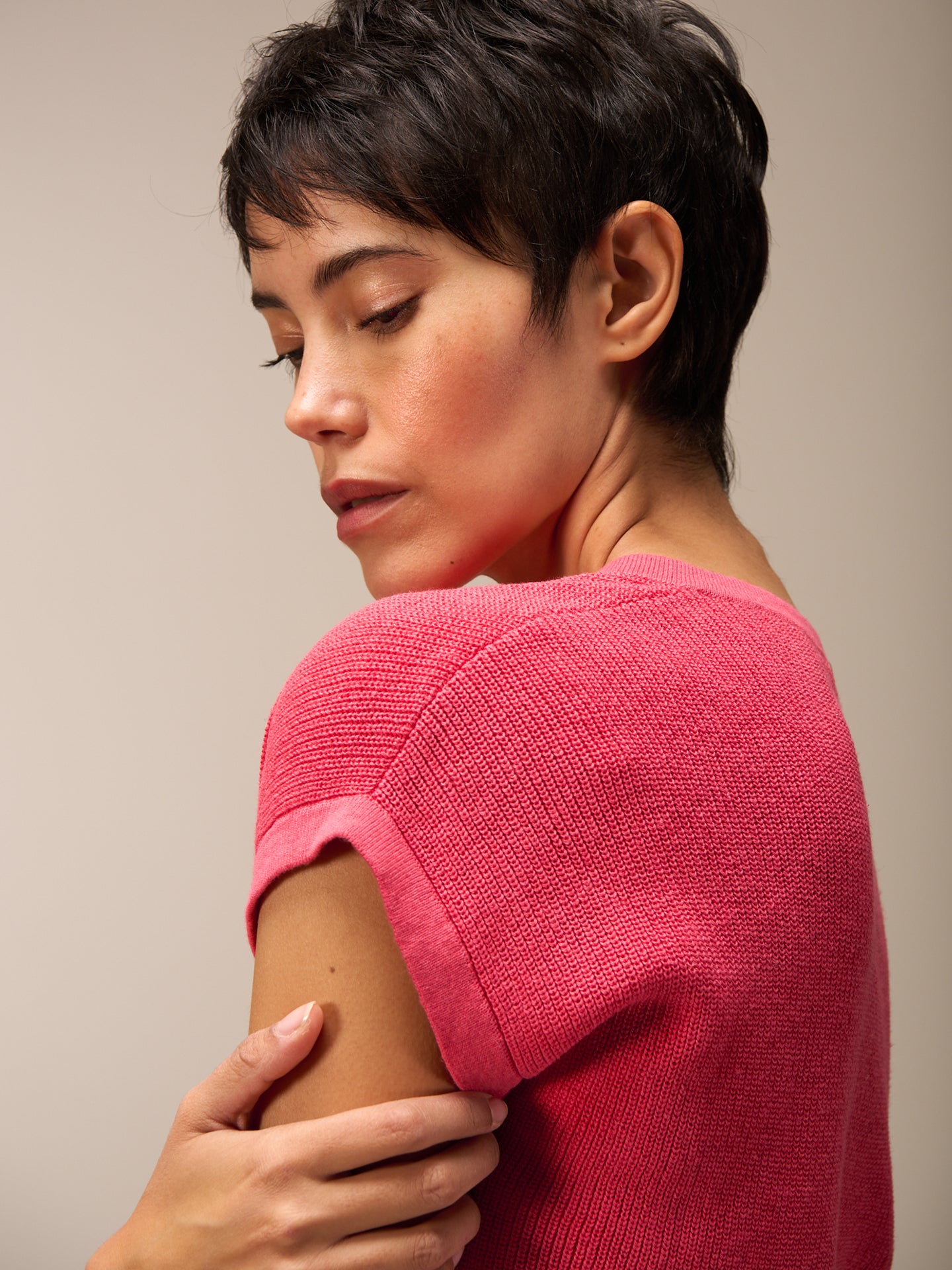 Smanicato in maglia