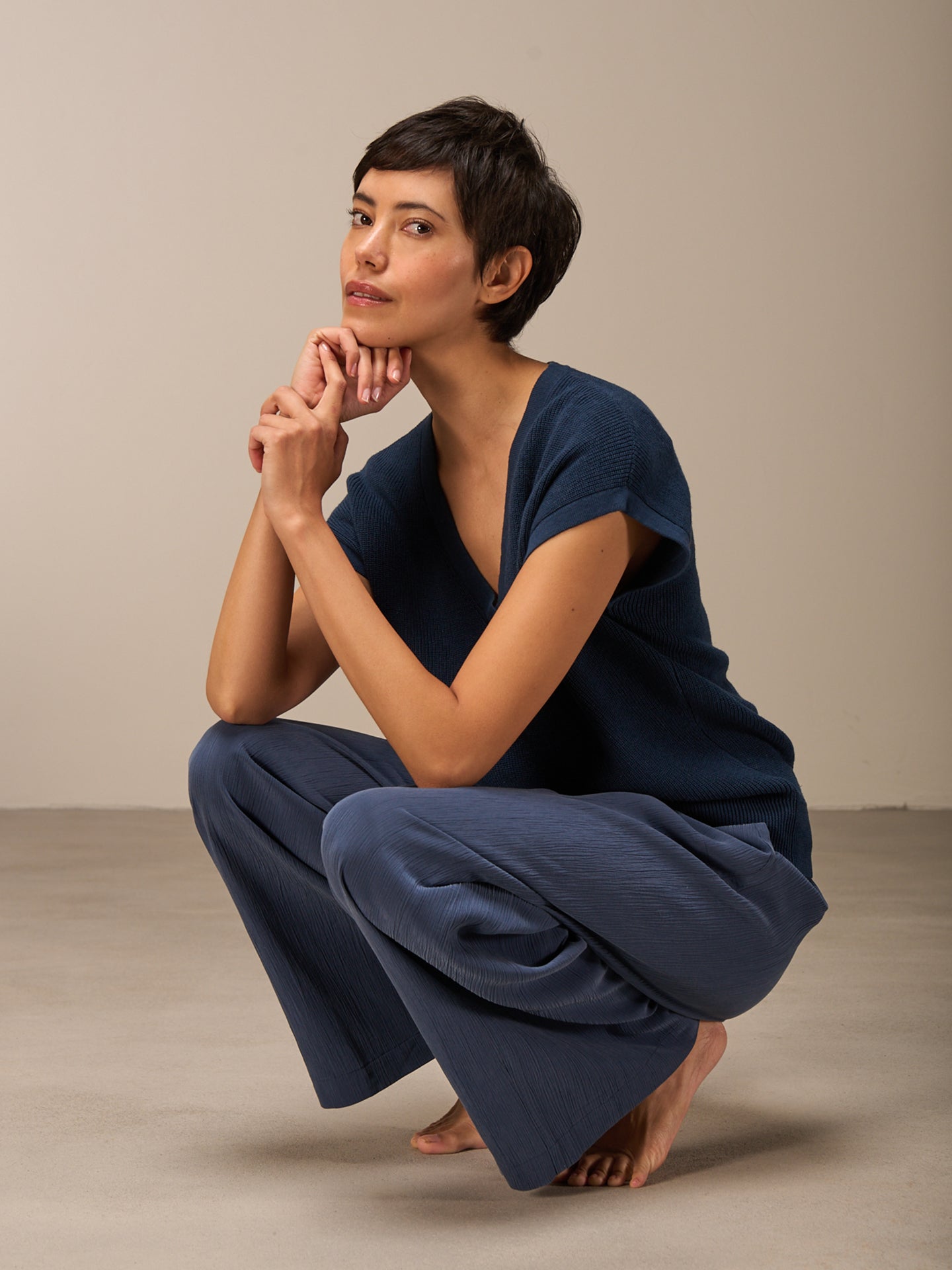Smanicato in maglia