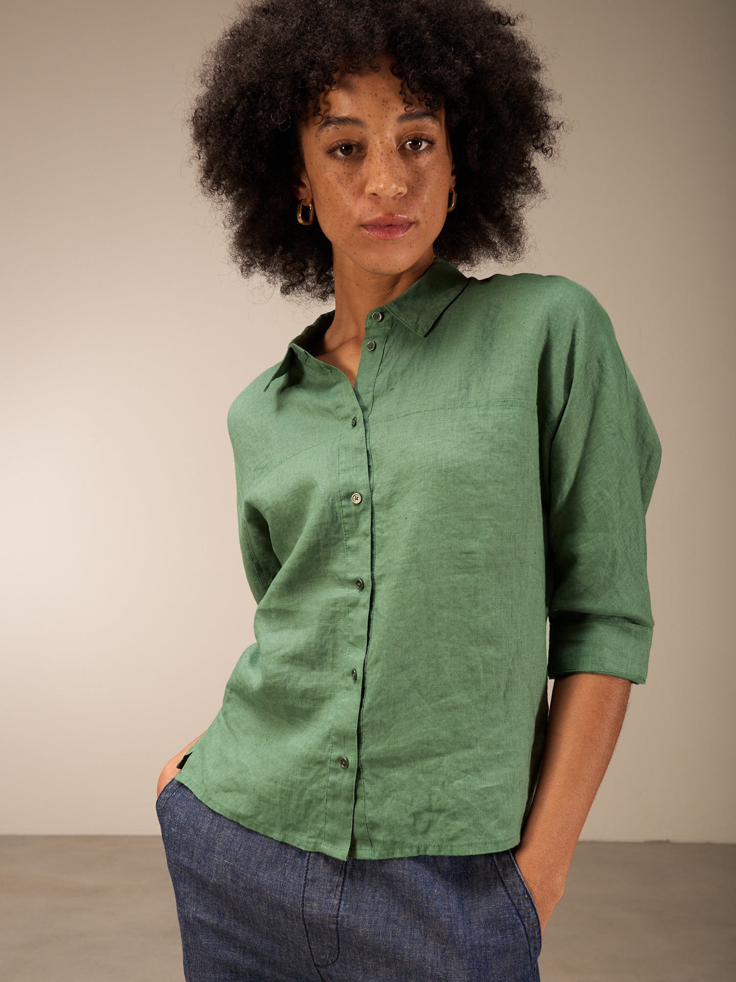 Blusa in lino