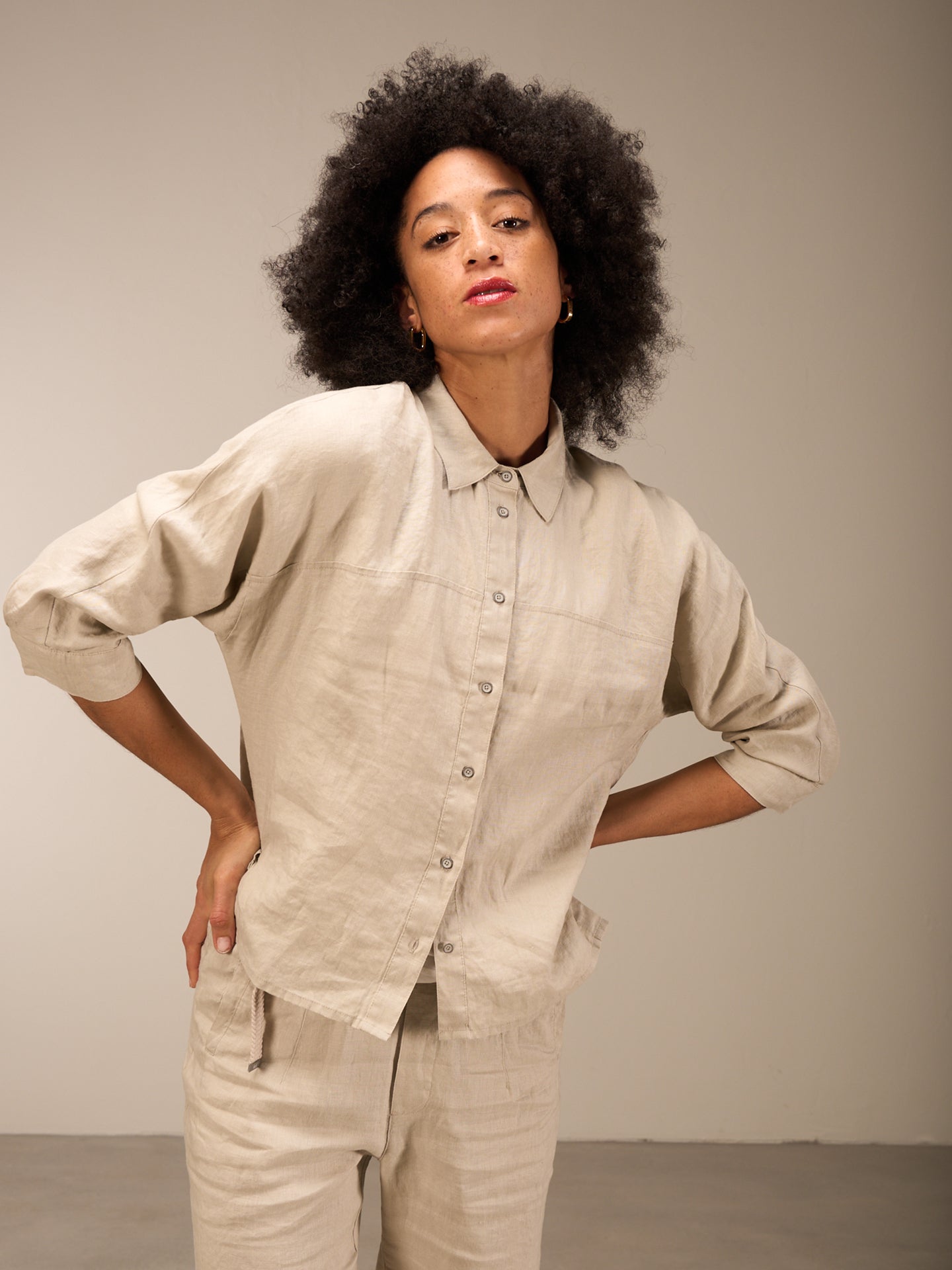 Blusa in lino