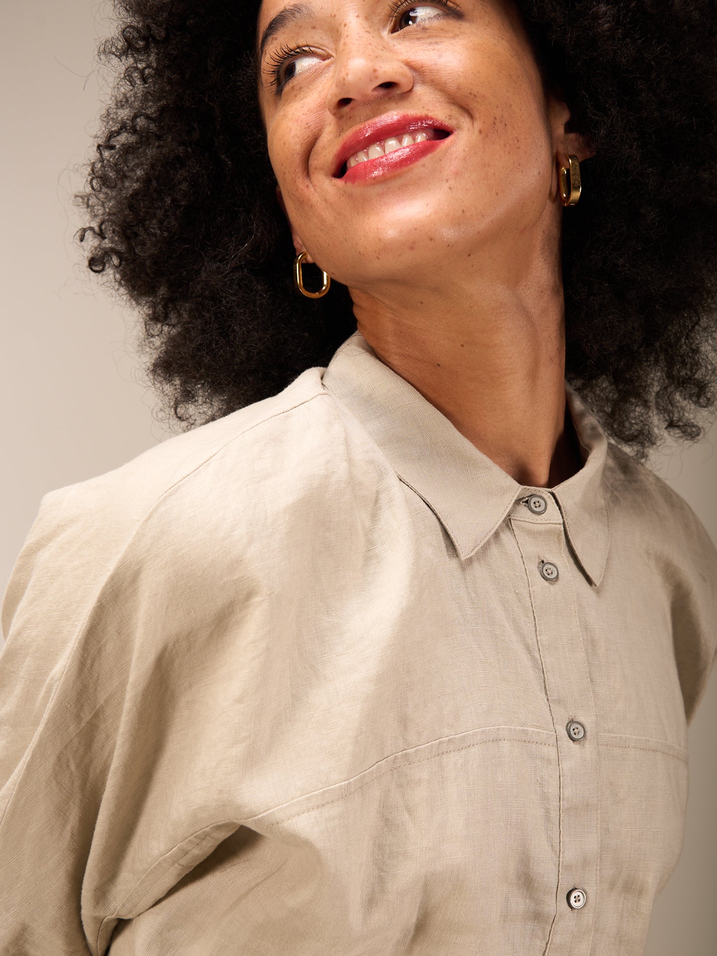 Blusa in lino