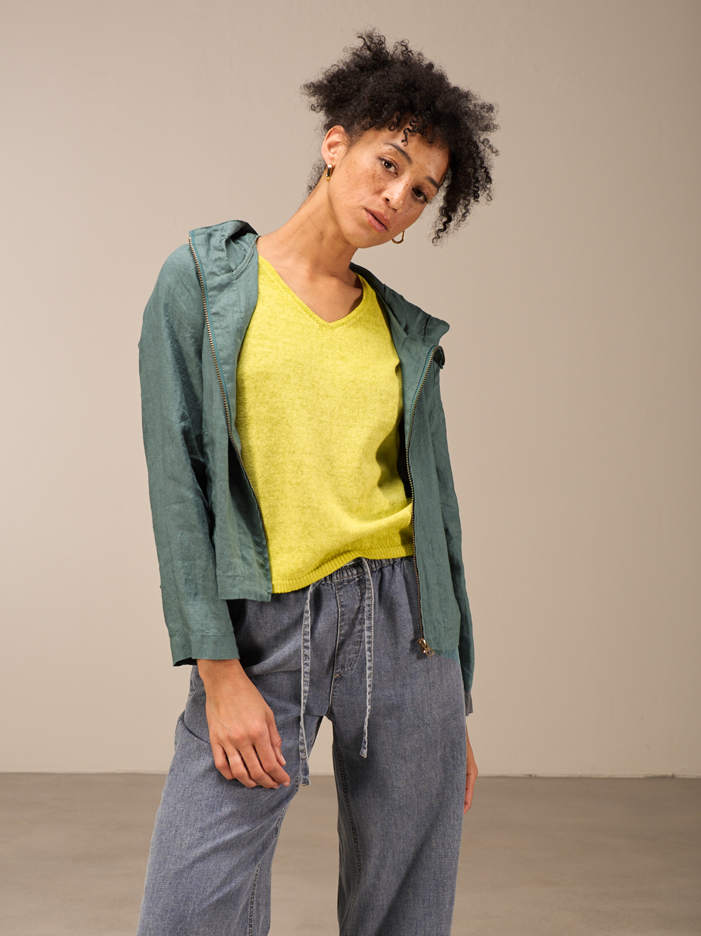 Leinenjacke