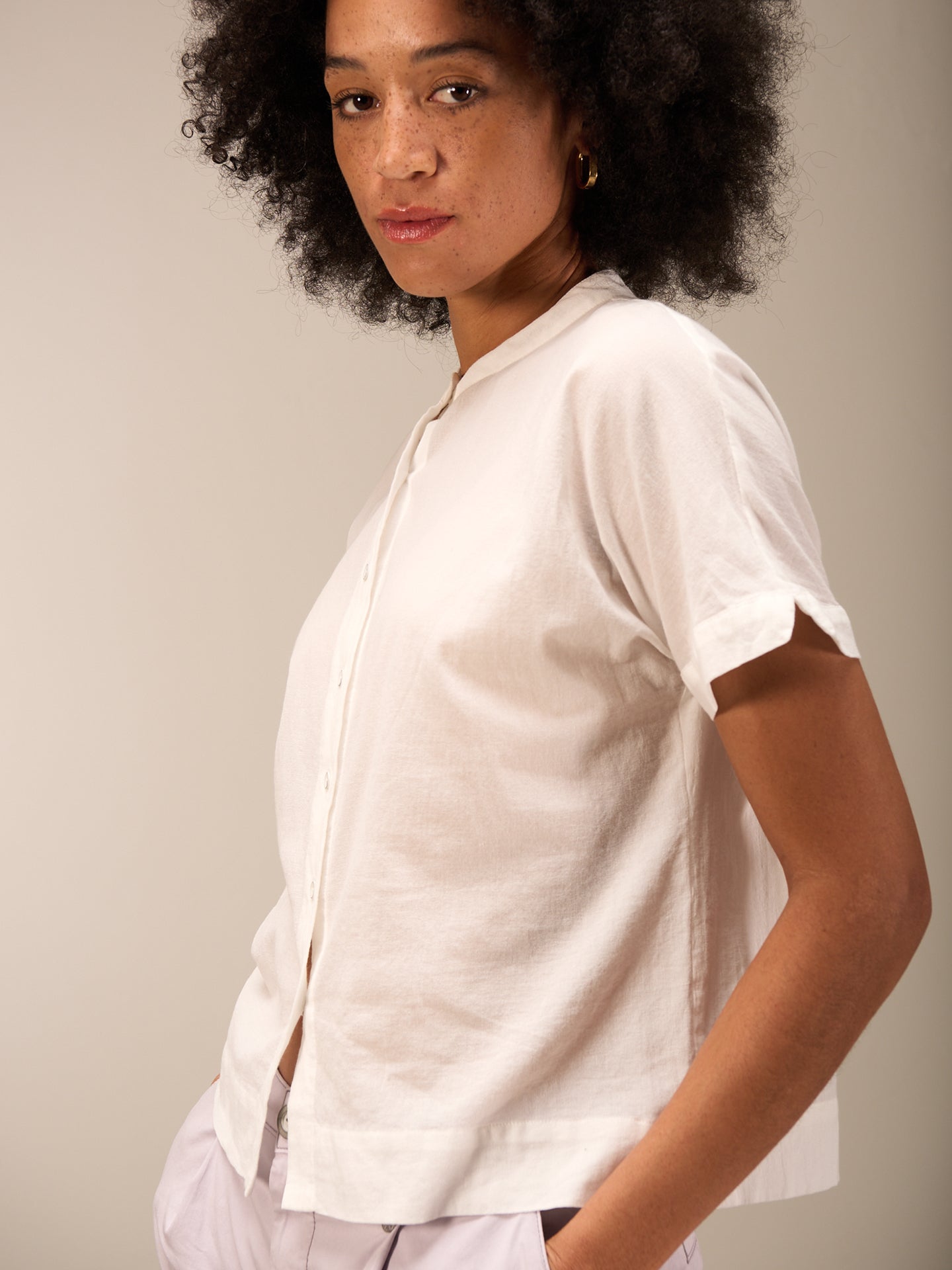 chemise à manches courtes
