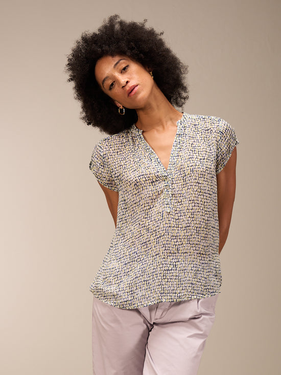blouse à col rond