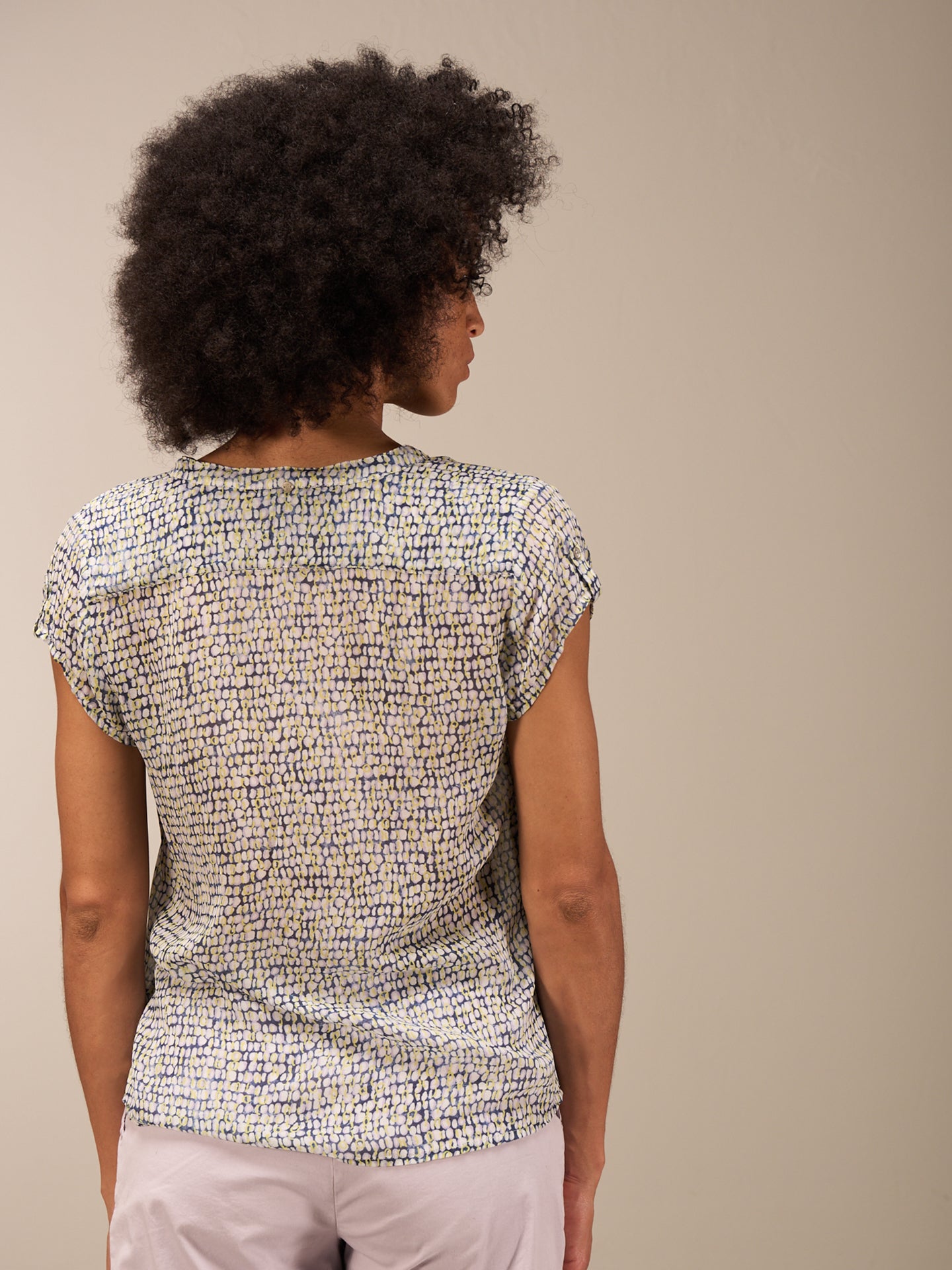 blouse à col rond