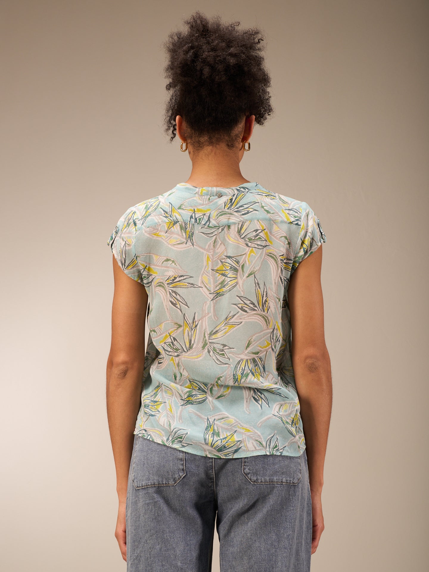 blouse à col rond
