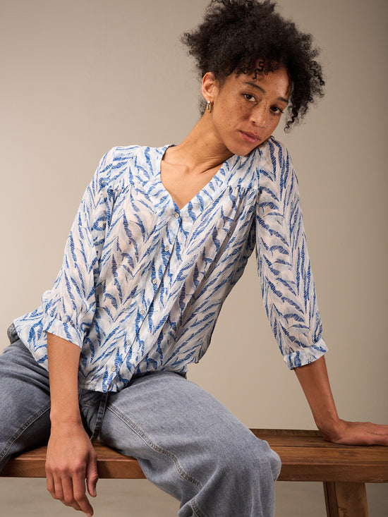 Bluse mit Knopfleiste