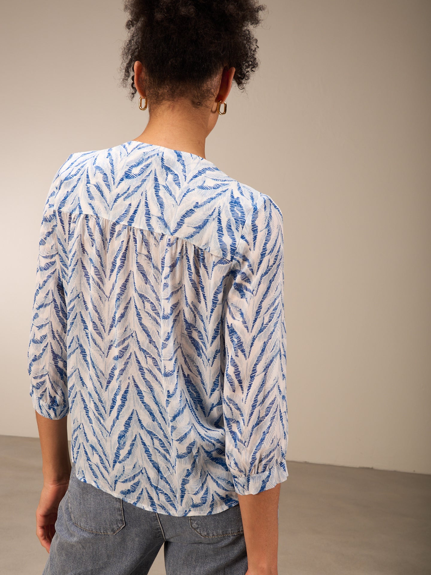 Bluse mit Knopfleiste