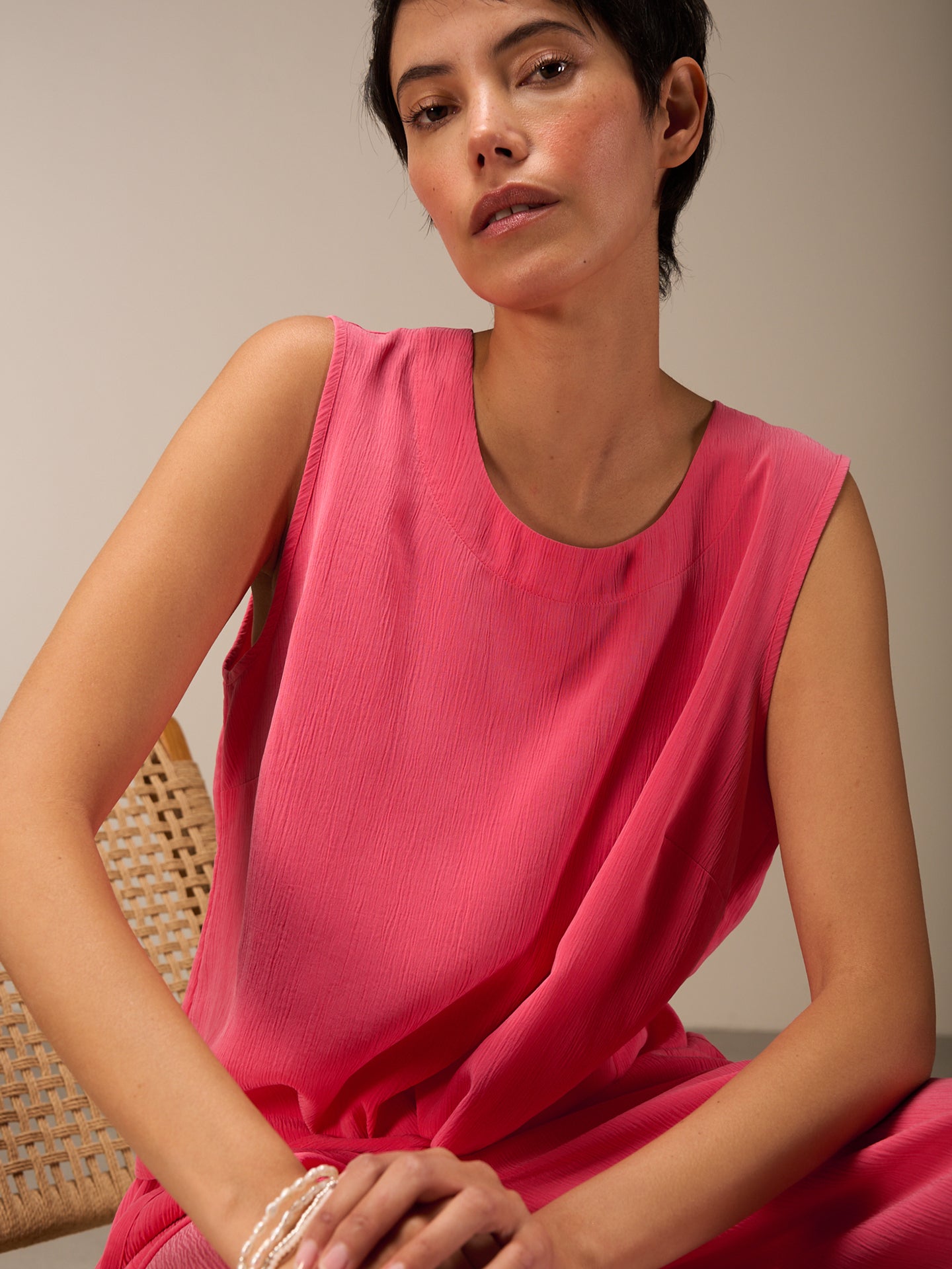 Knotted blouse