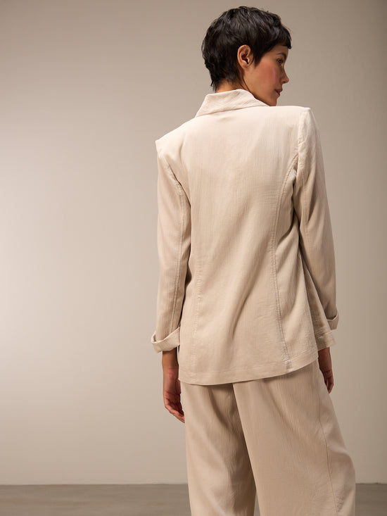 Blazer mit Schalkragen