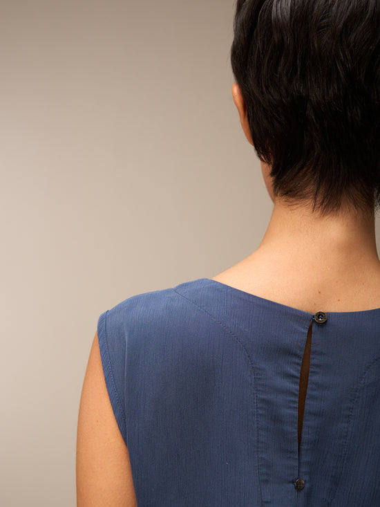 Kleid mit Rundhals