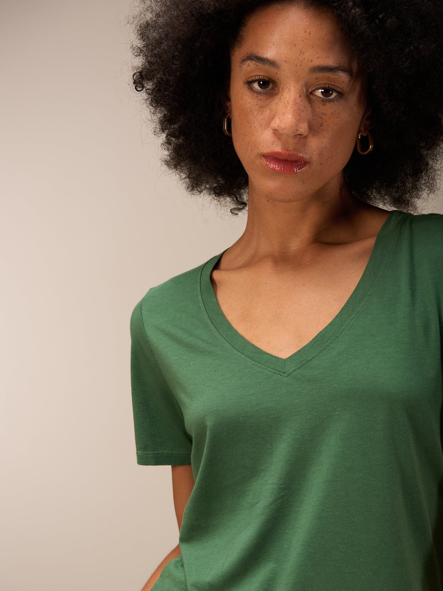 T-shirt à manches coupées raccourcies