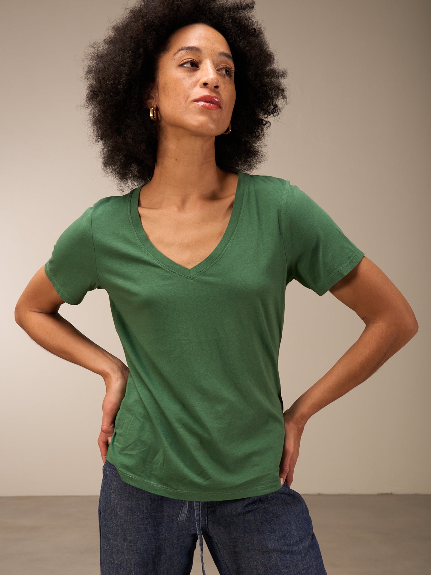 T-shirt à manches coupées raccourcies