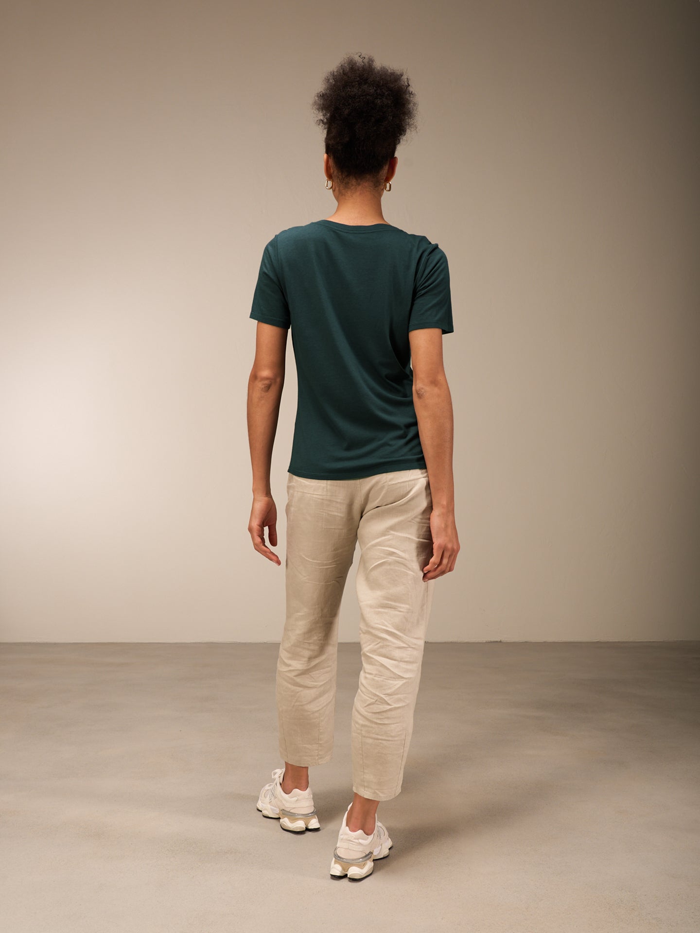 T-shirt à manches coupées raccourcies
