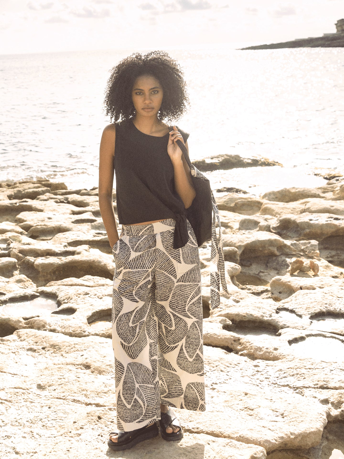 Printed pants