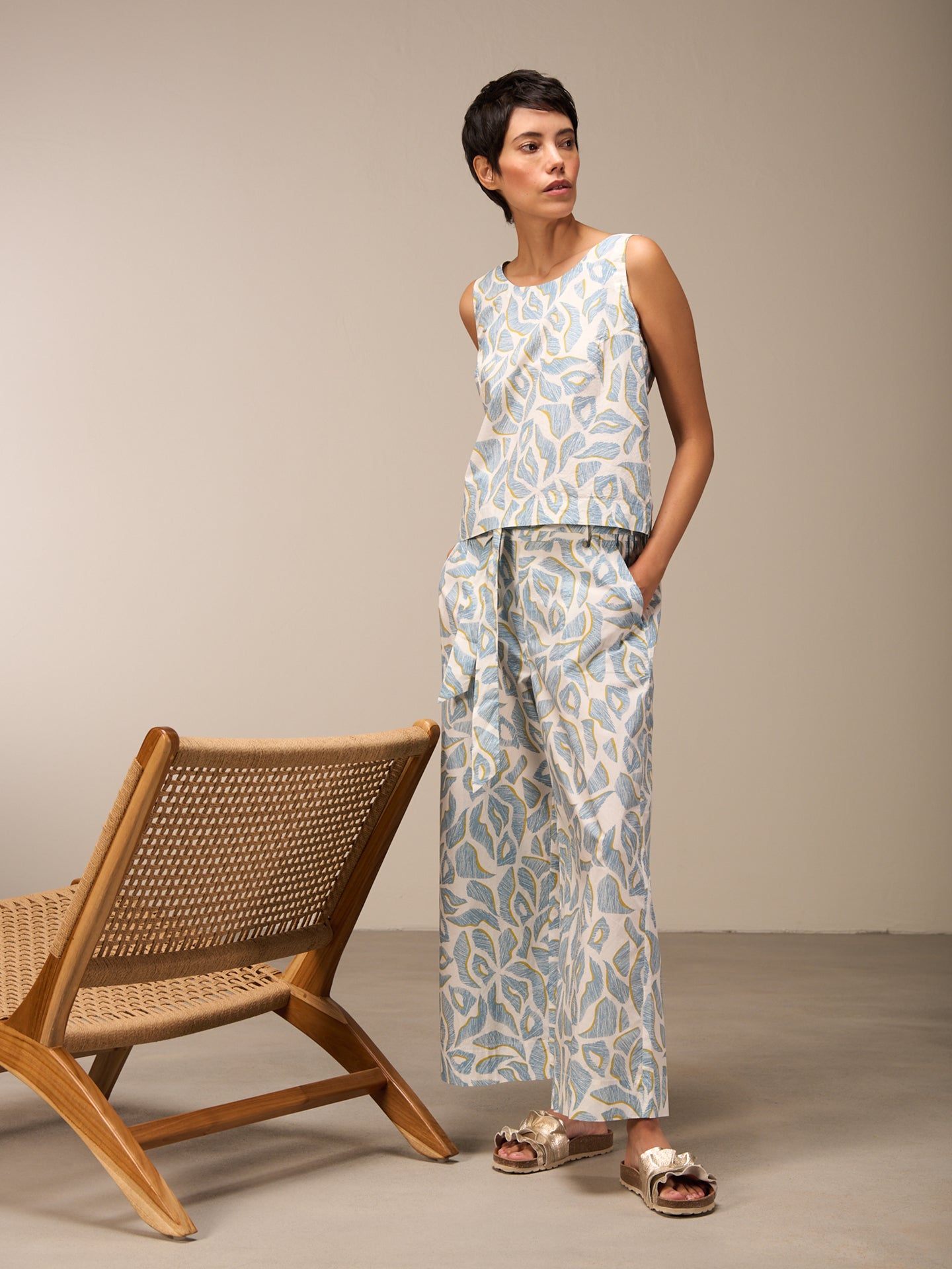 Printed pants